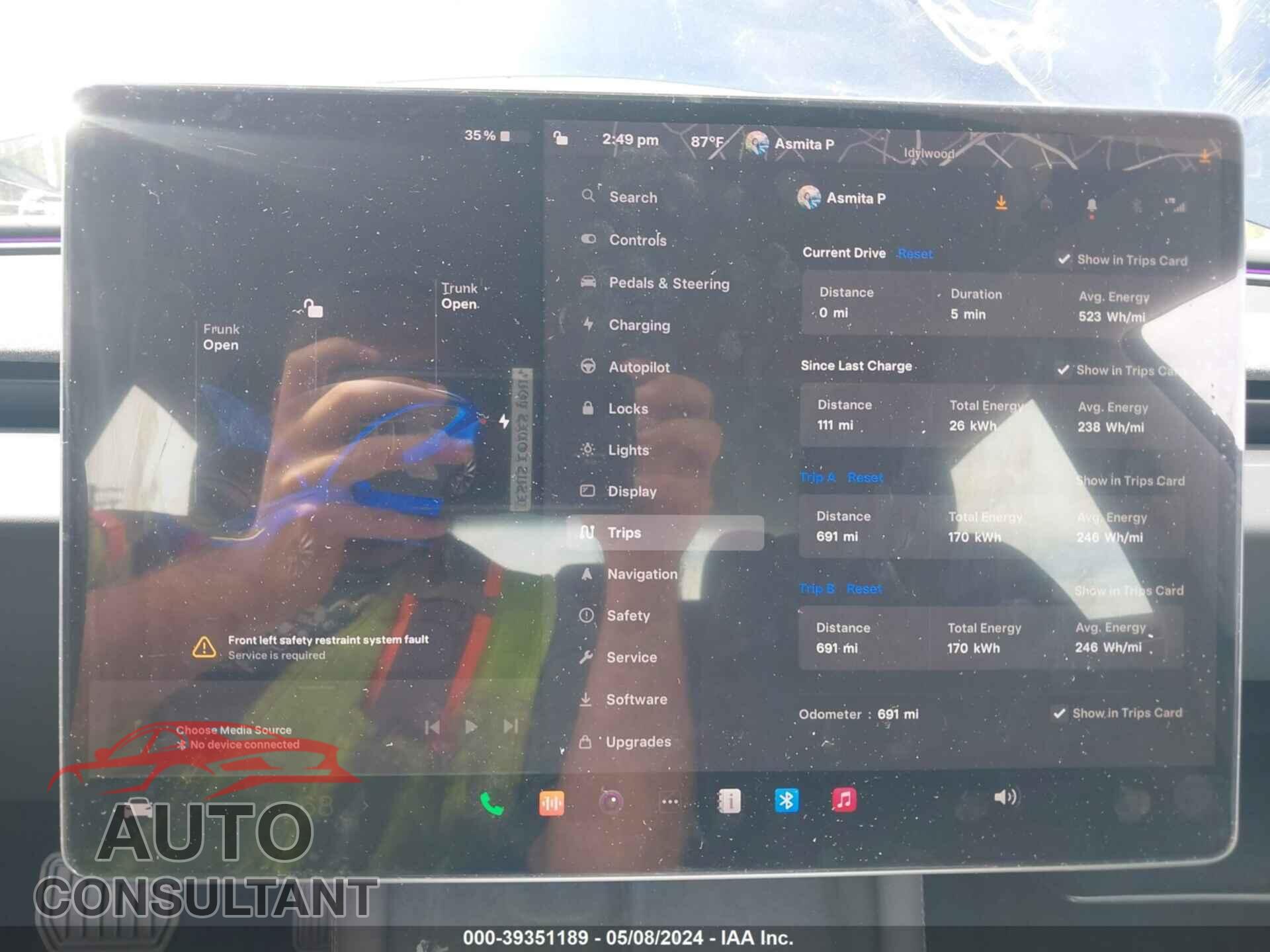 TESLA MODEL 3 2024 - 5YJ3E1EA8RF732297
