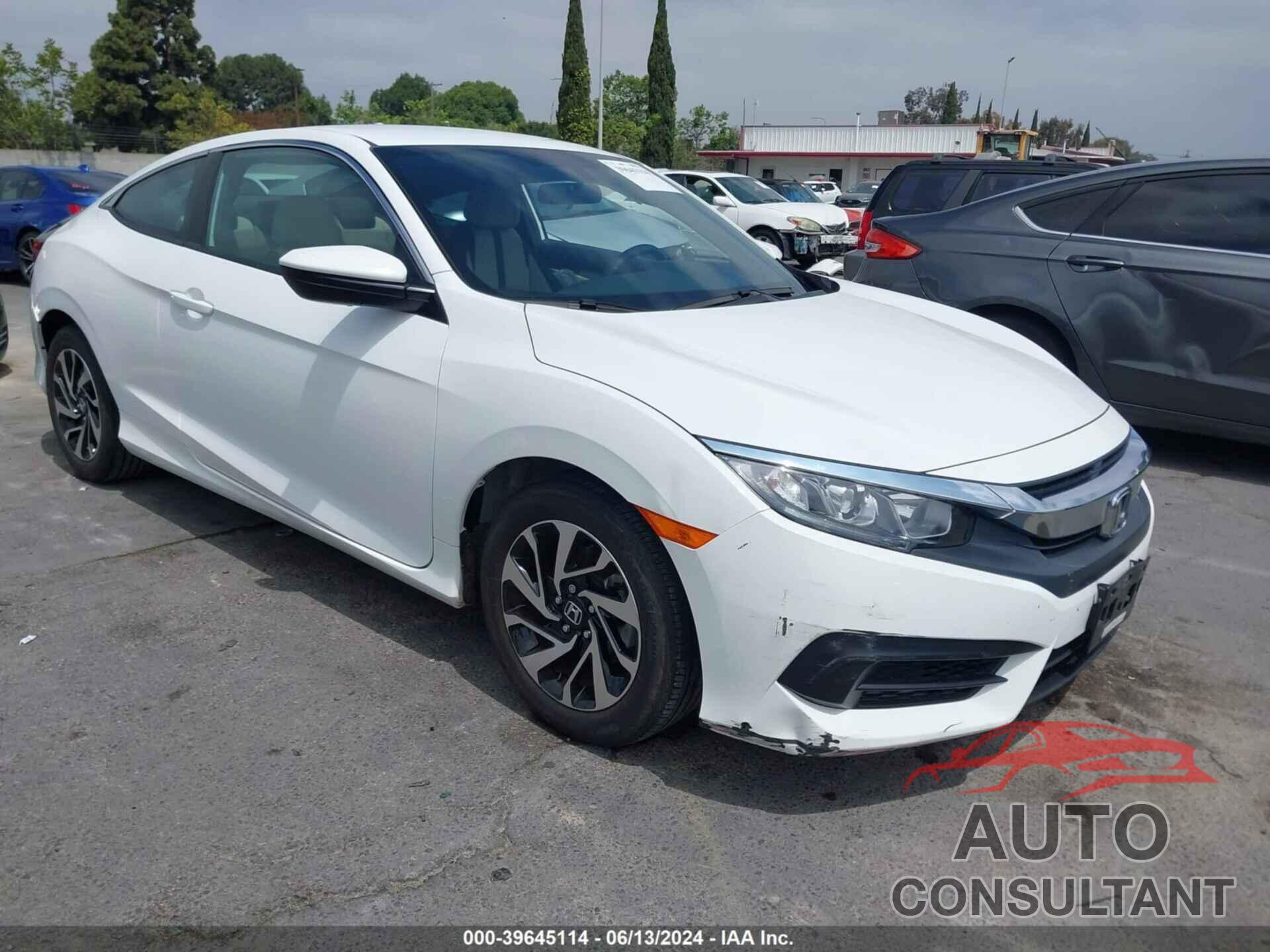 HONDA CIVIC 2018 - 2HGFC4B58JH309571