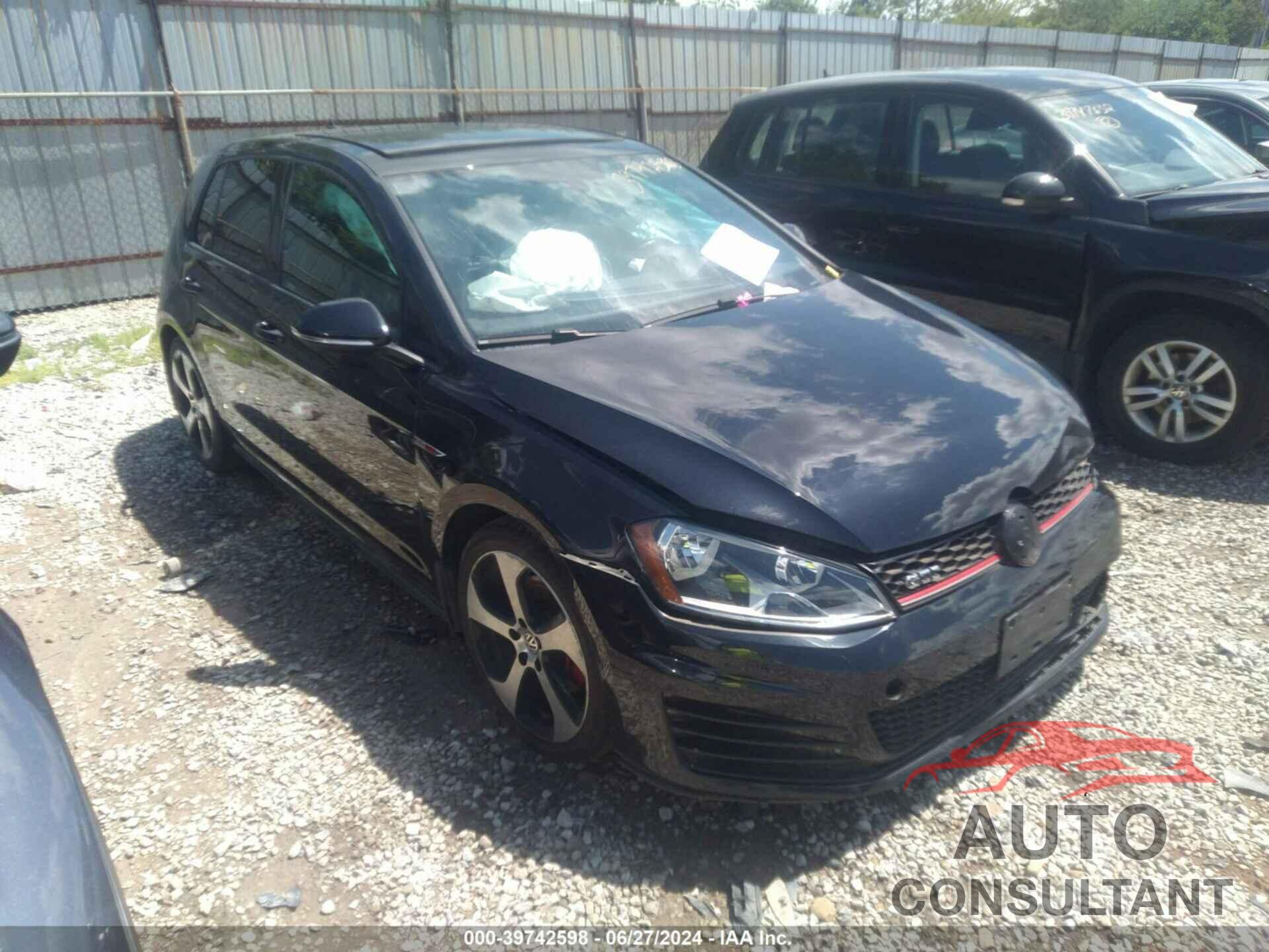 VOLKSWAGEN GOLF GTI 2016 - 3VW4T7AU5GM001278