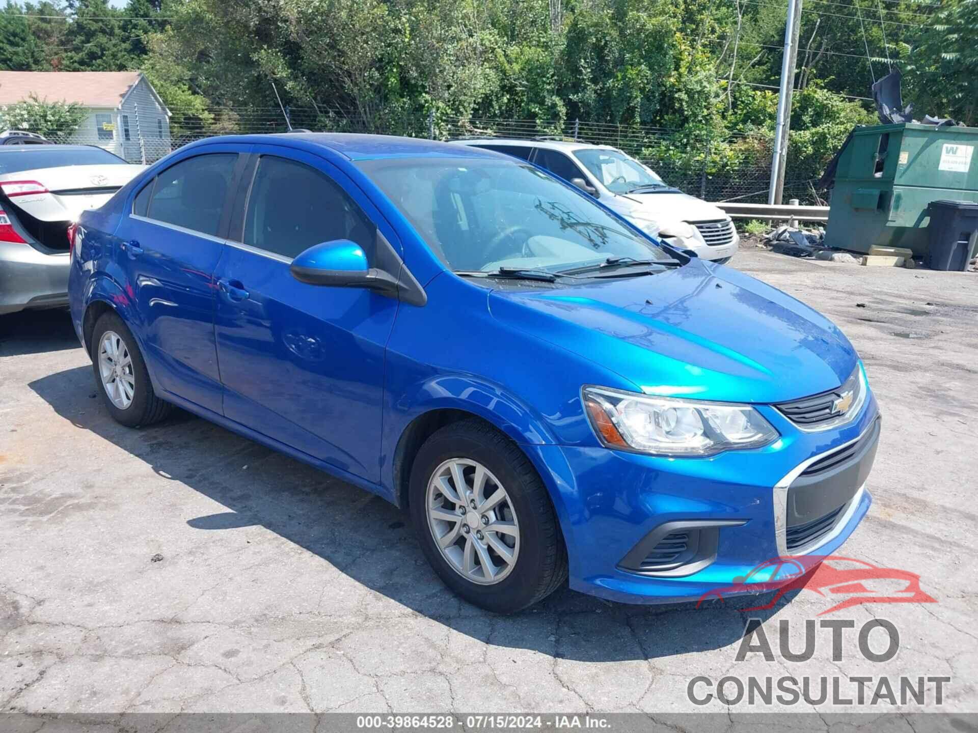 CHEVROLET SONIC 2017 - 1G1JD5SH5H4100200