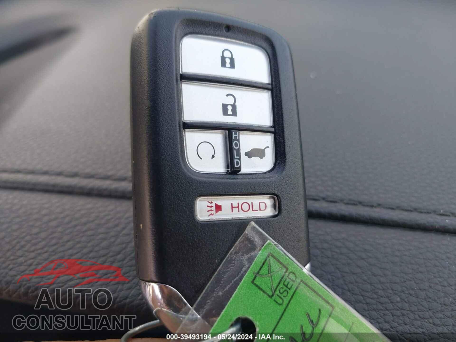 HONDA PILOT 2019 - 5FNYF6H99KB084718