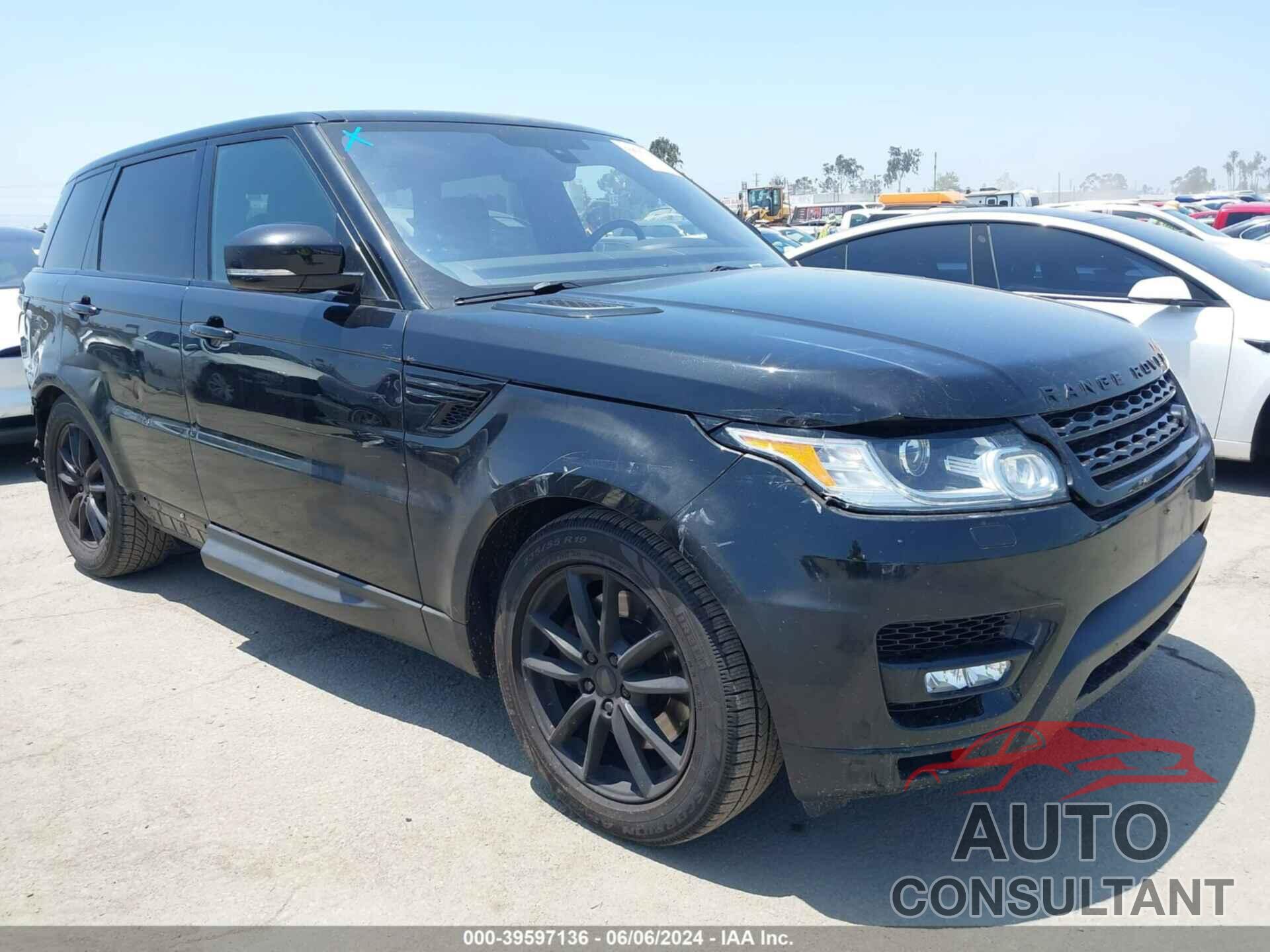 LAND ROVER RANGE ROVER SPORT 2016 - SALWG2PF3GA116530