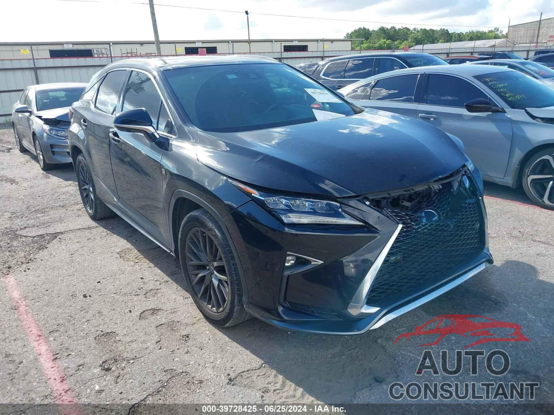 LEXUS RX 350 2017 - 2T2BZMCA8HC092417