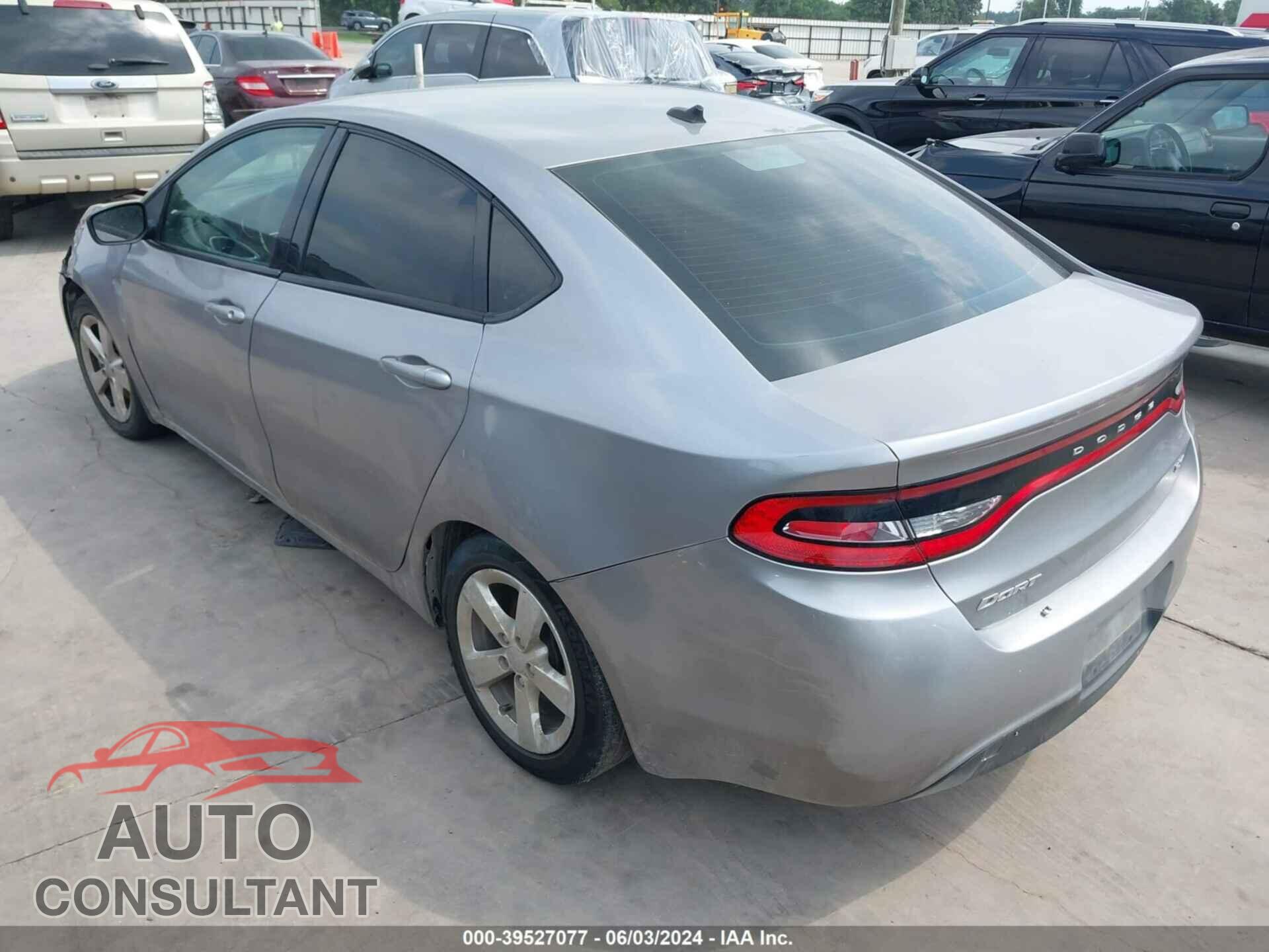 DODGE DART 2016 - 1C3CDFBB4GD537920