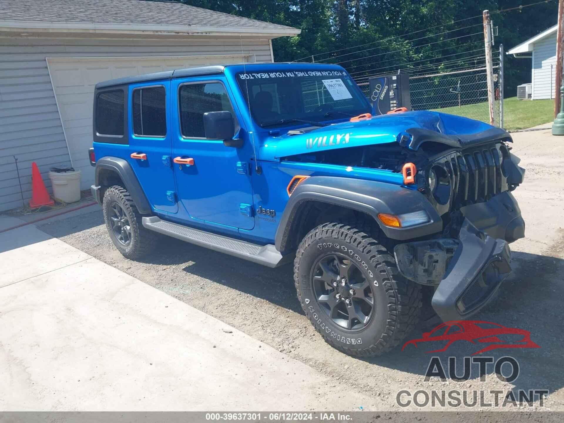 JEEP WRANGLER UNLIMITED 2022 - 1C4HJXDG1NW237858