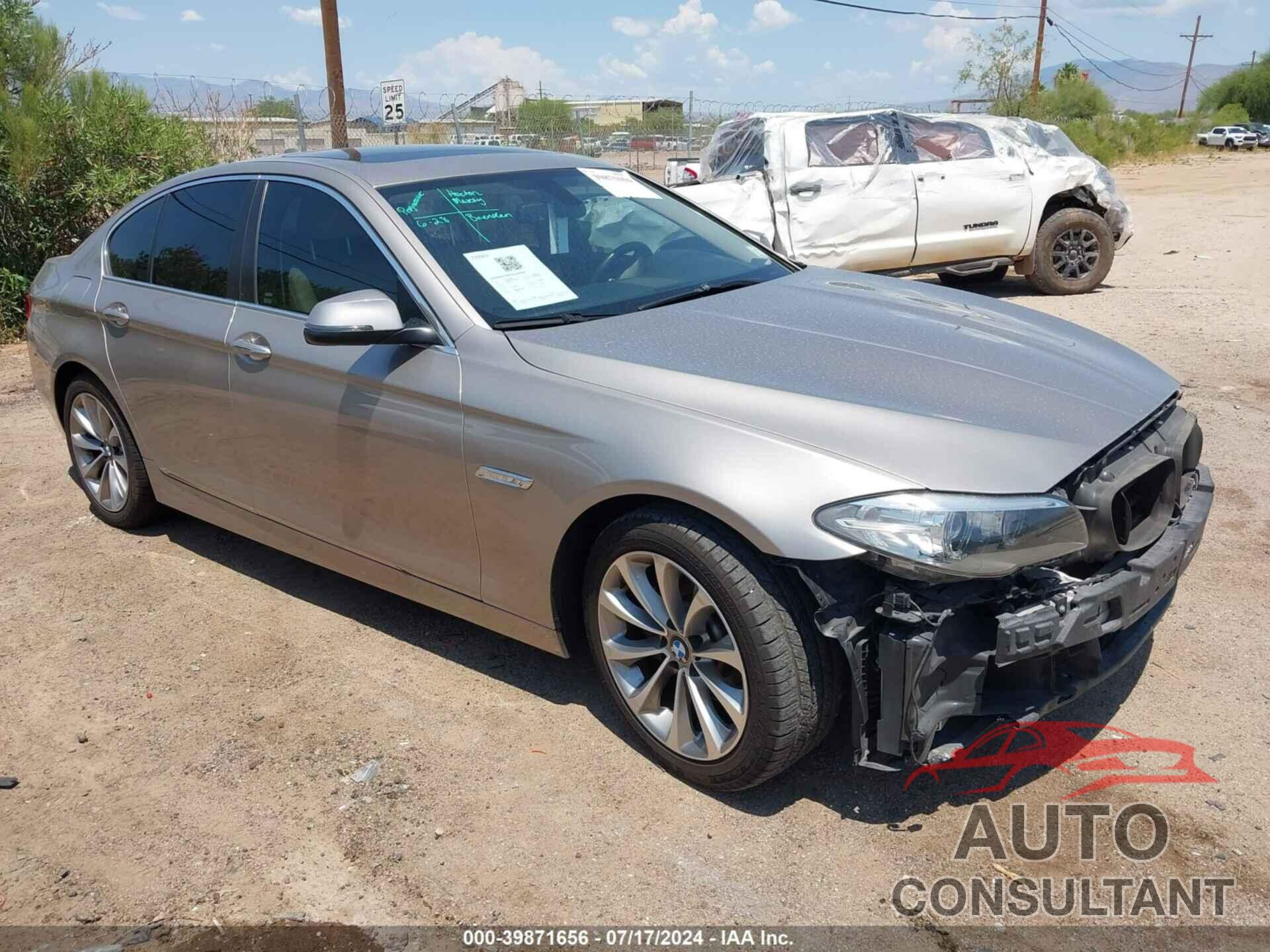 BMW 528I 2016 - WBA5A5C52GG351093