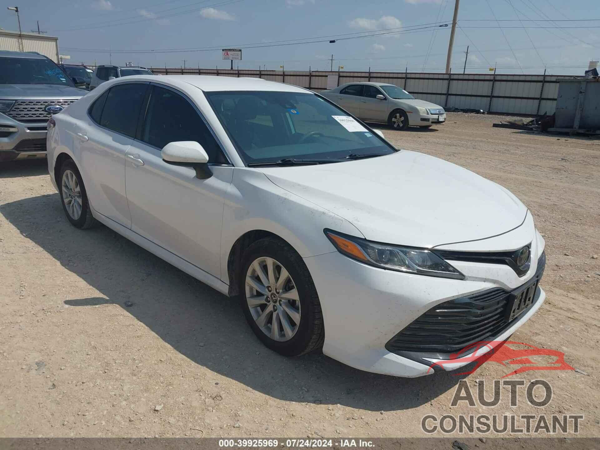 TOYOTA CAMRY 2019 - 4T1B11HK7KU845694