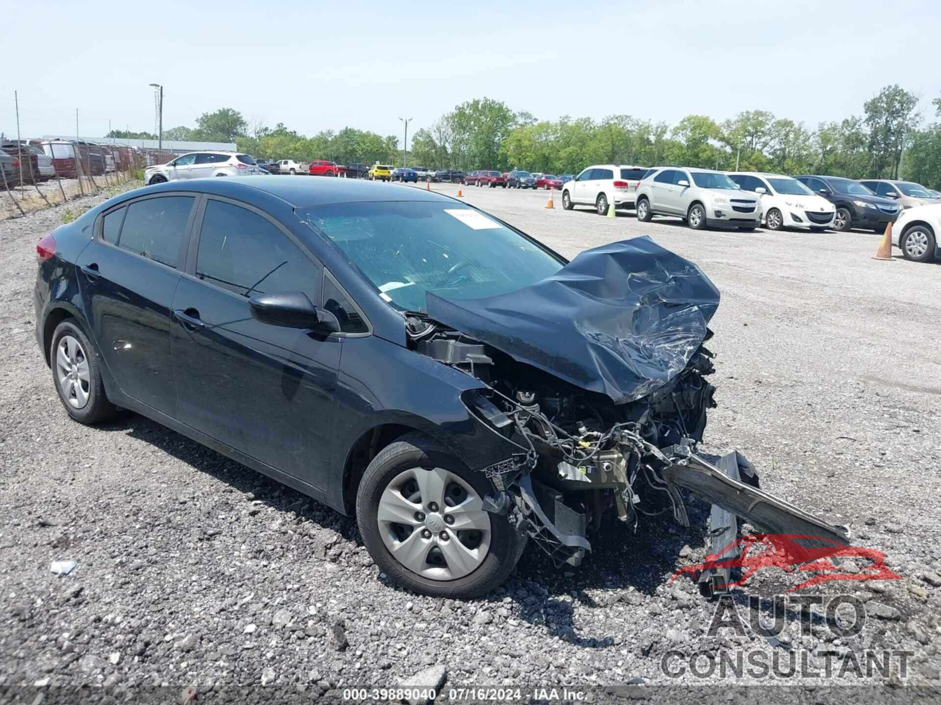 KIA FORTE 2017 - 3KPFL4A78HE114187