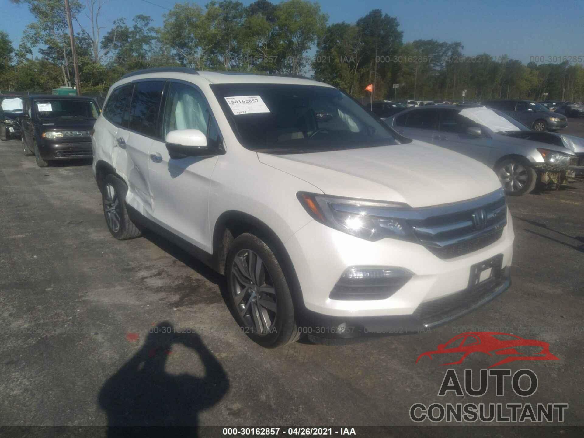 HONDA PILOT 2016 - 5FNYF6H92GB076953