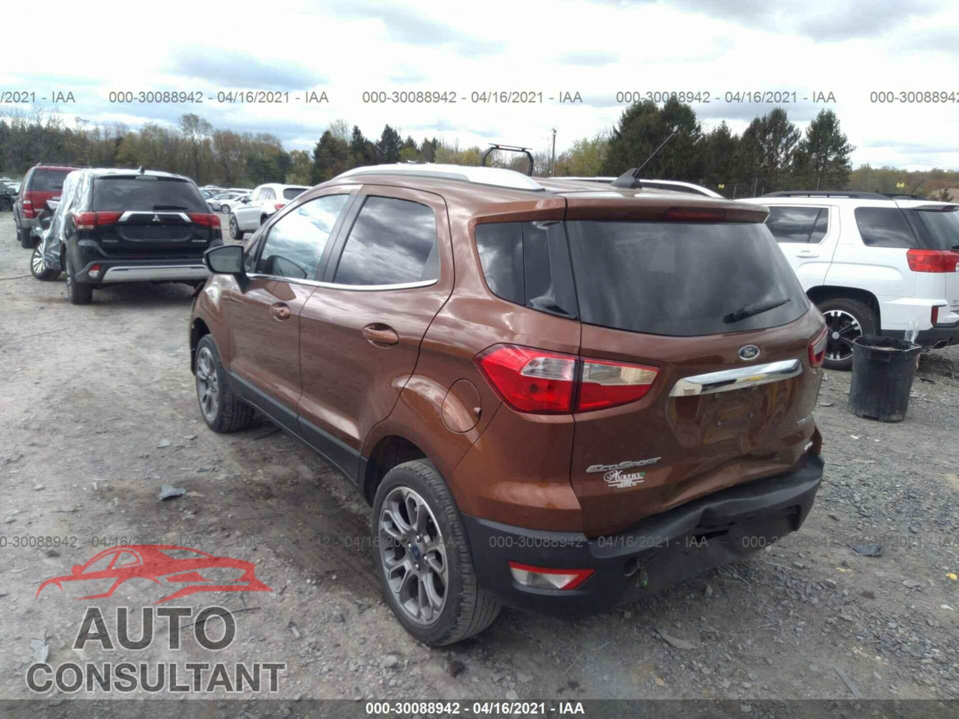 FORD ECOSPORT 2019 - MAJ6S3KLXKC267733