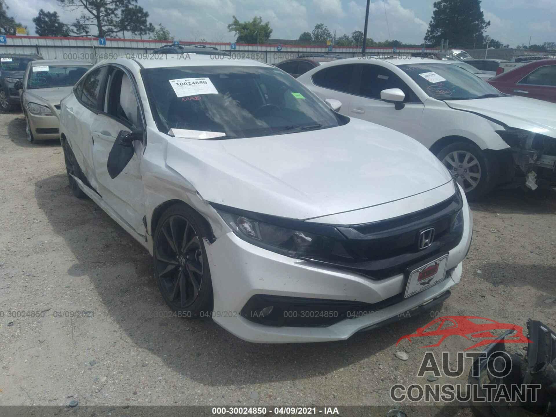 HONDA CIVIC SEDAN 2019 - 19XFC2F89KE037391