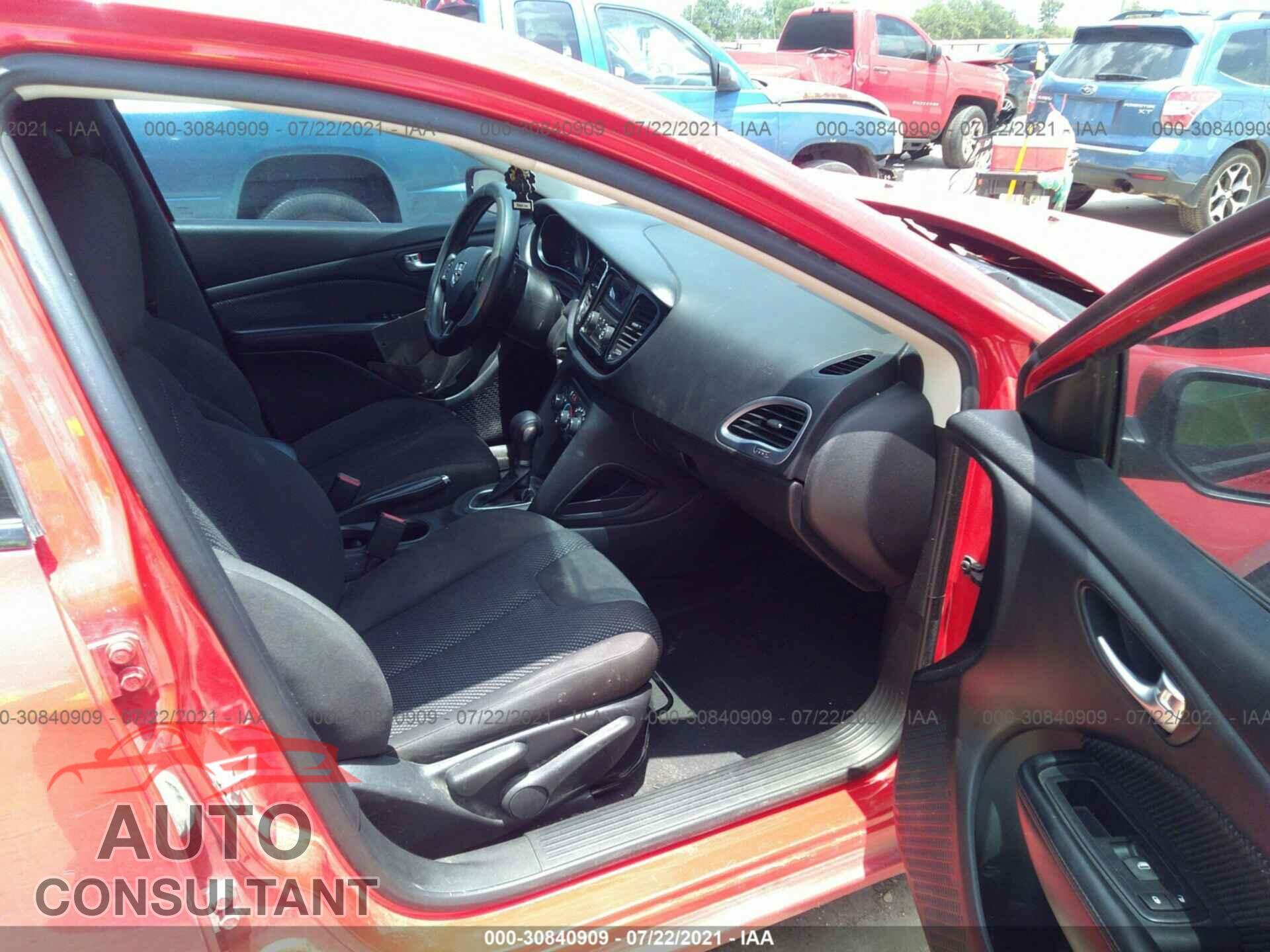 DODGE DART 2016 - 1C3CDFAA9GD623961