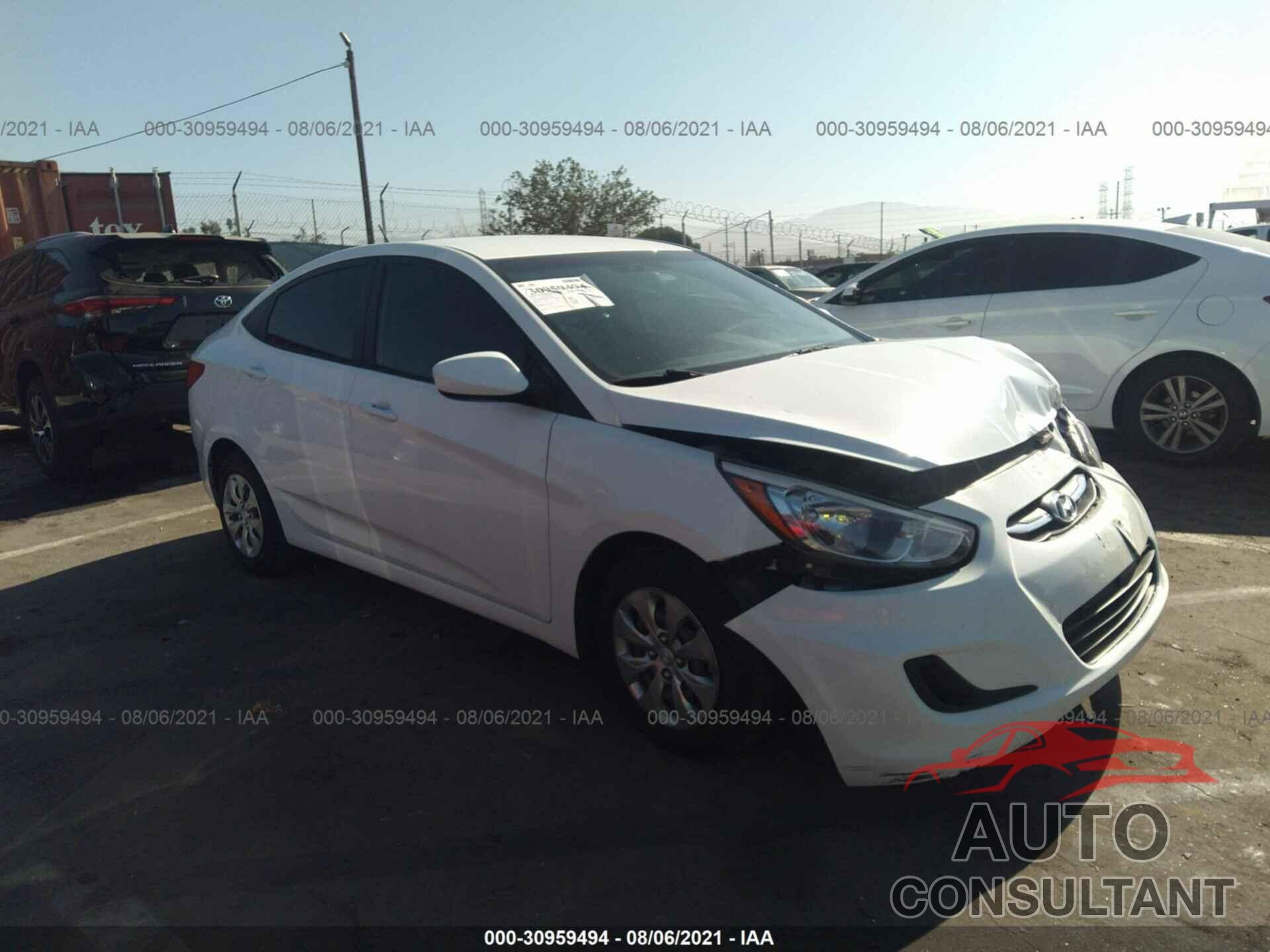 HYUNDAI ACCENT 2016 - KMHCT4AE0GU979362