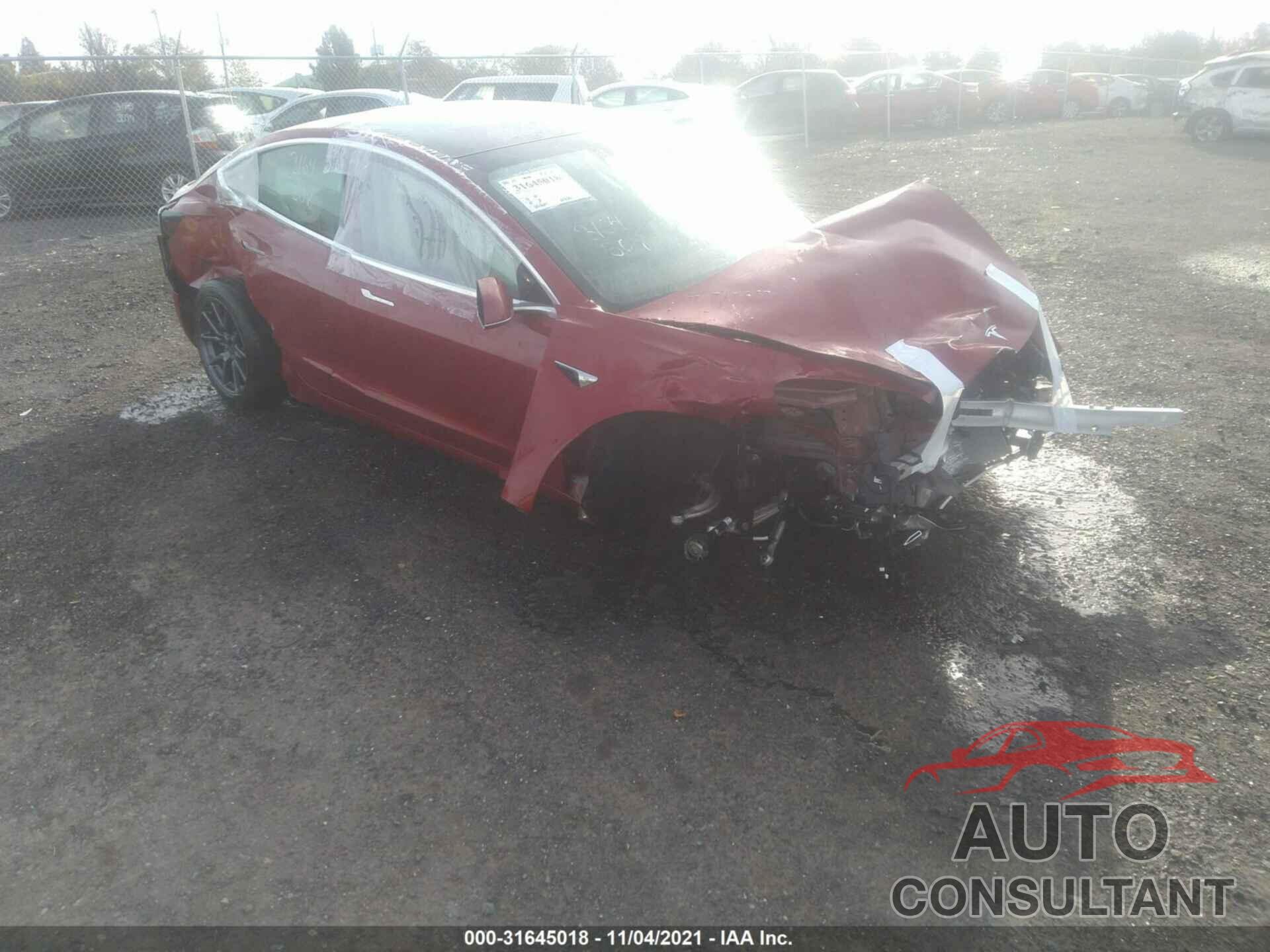 TESLA MODEL 3 2019 - 5YJ3E1EBXKF497125