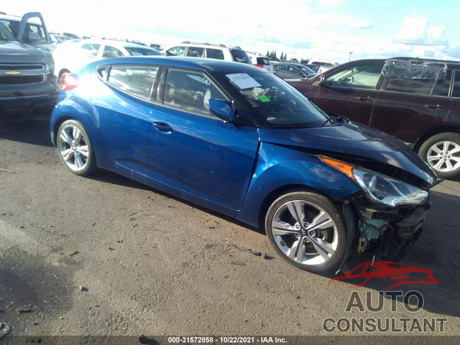 HYUNDAI VELOSTER 2016 - KMHTC6AD1GU253416