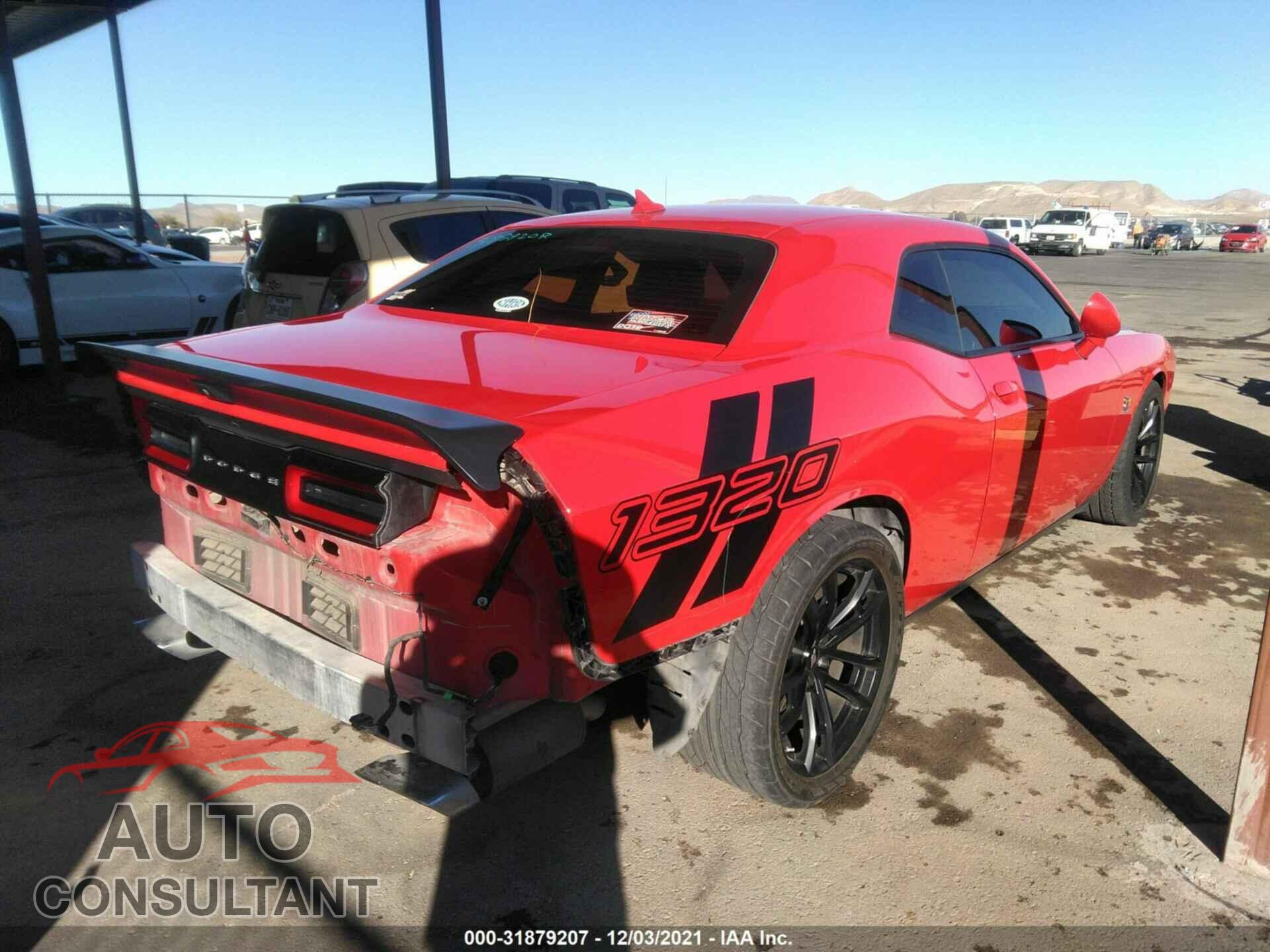 DODGE CHALLENGER 2019 - 2C3CDZFJ3KH606871