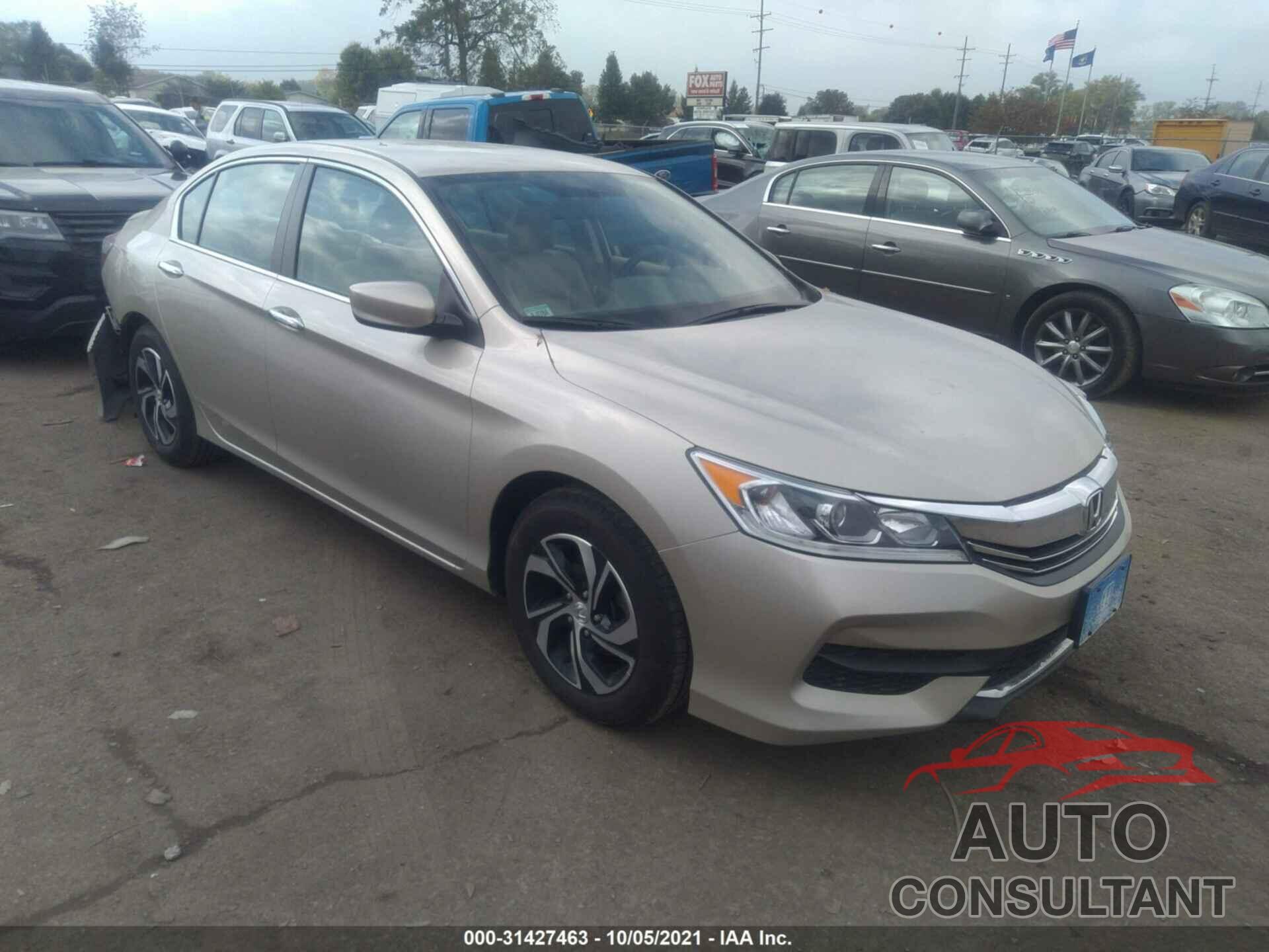 HONDA ACCORD SEDAN 2016 - 1HGCR2F38GA022771