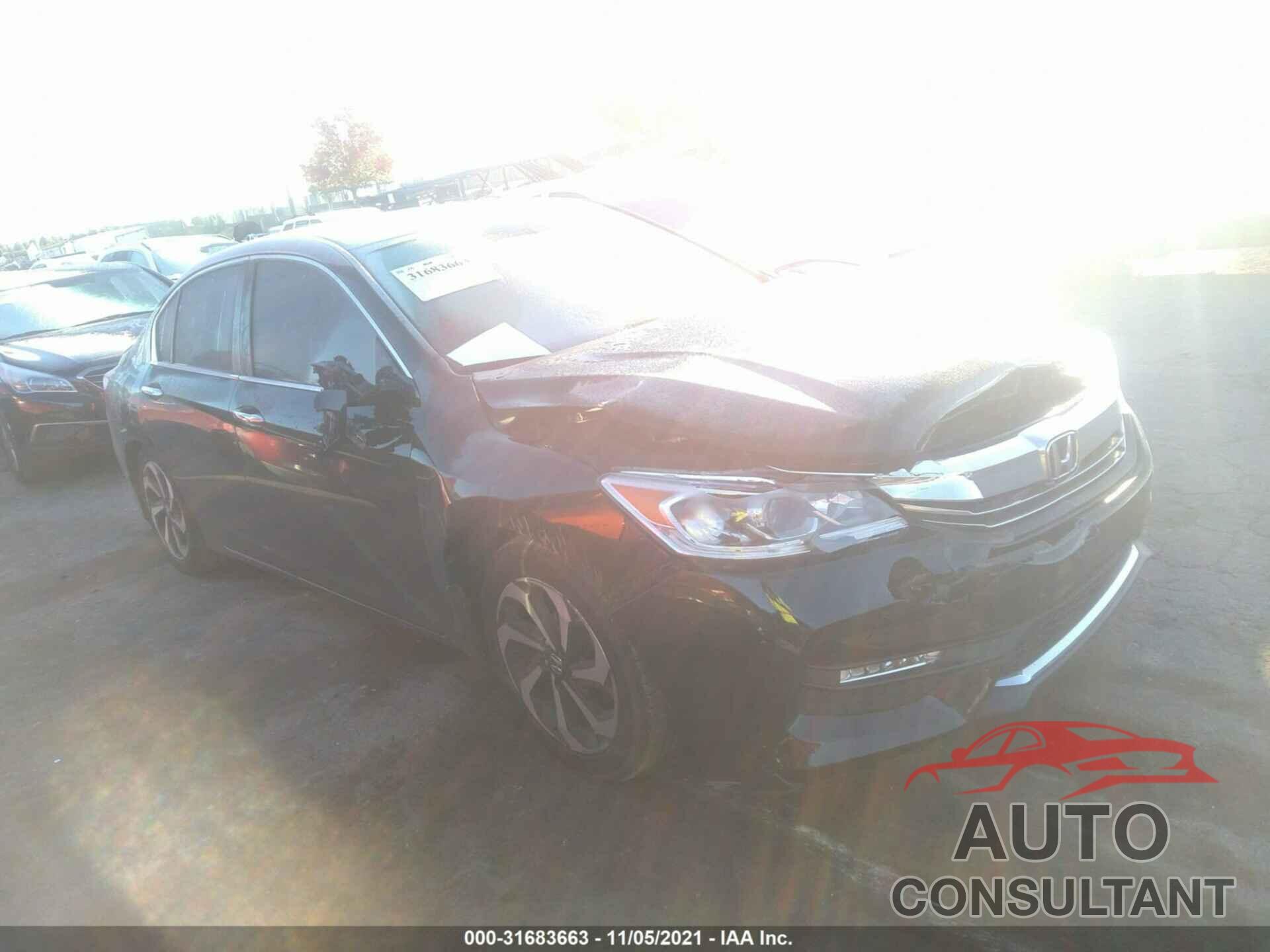 HONDA ACCORD SEDAN 2016 - 1HGCR2F7XGA157298