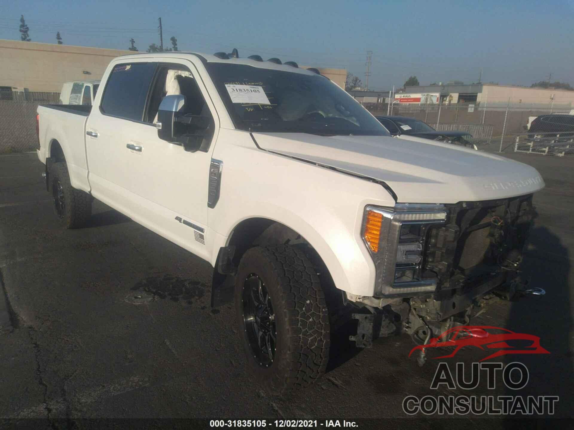 FORD SUPER DUTY F-250 SRW 2019 - 1FT7W2BT7KED66480