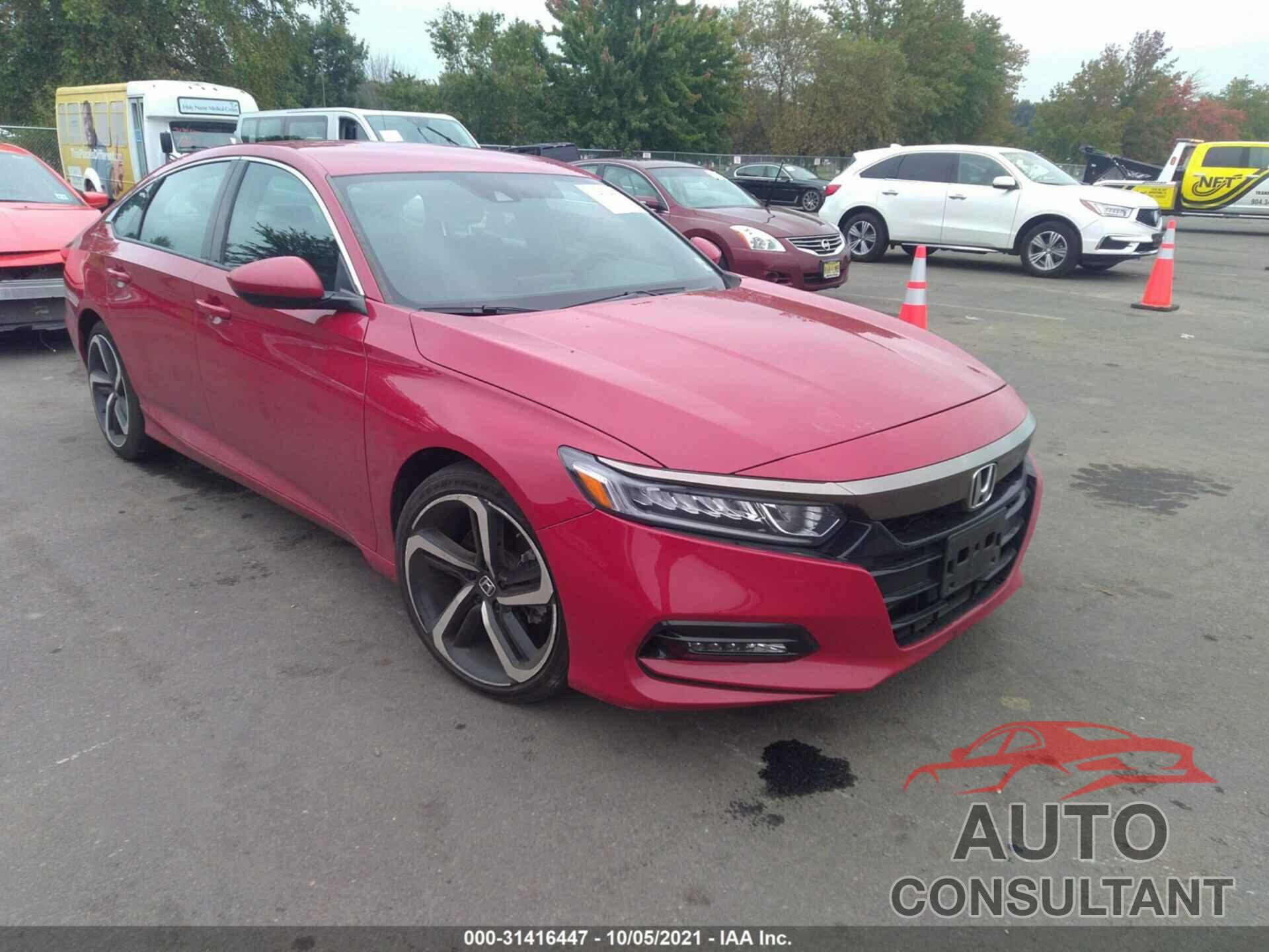 HONDA ACCORD SEDAN 2019 - 1HGCV1F38KA072164