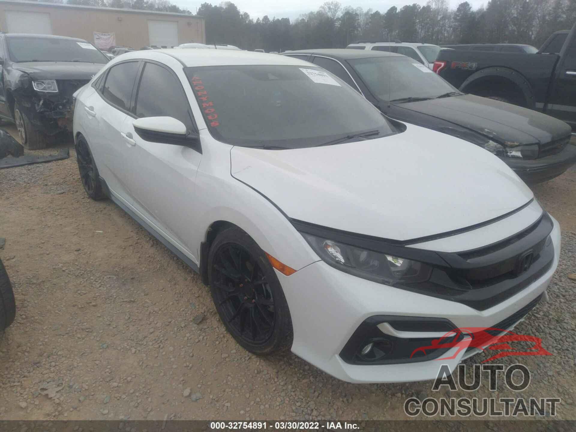 HONDA CIVIC HATCHBACK 2020 - SHHFK7H48LU212332