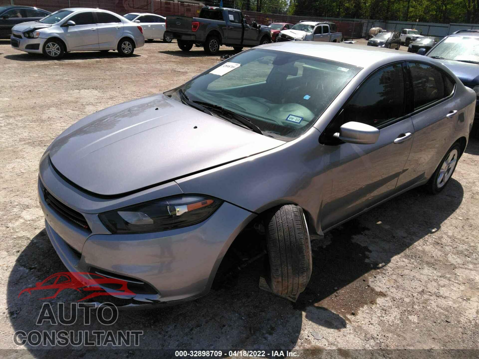 DODGE DART 2016 - 1C3CDFBB5GD689592