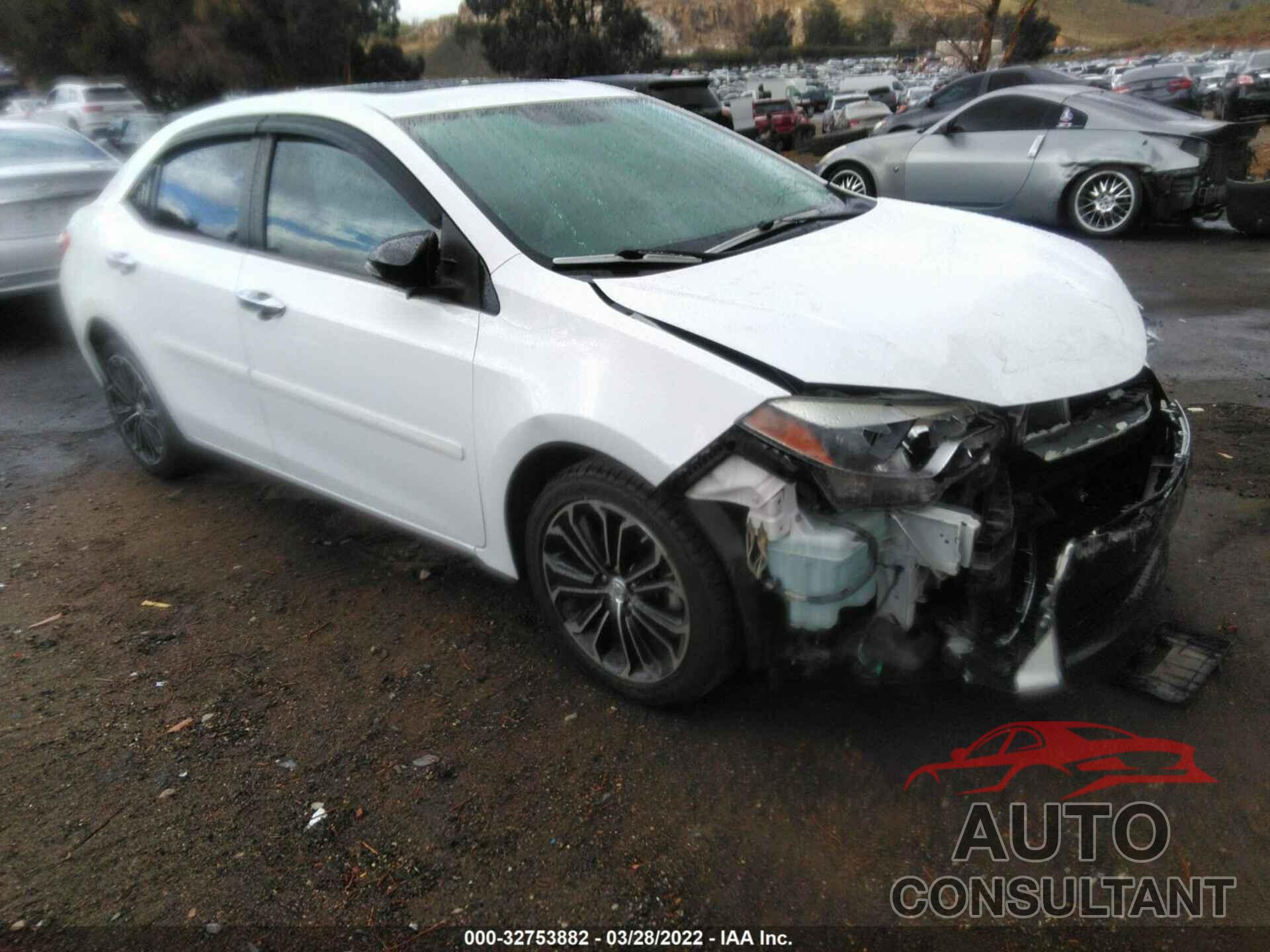 TOYOTA COROLLA 2016 - 2T1BURHE2GC720630