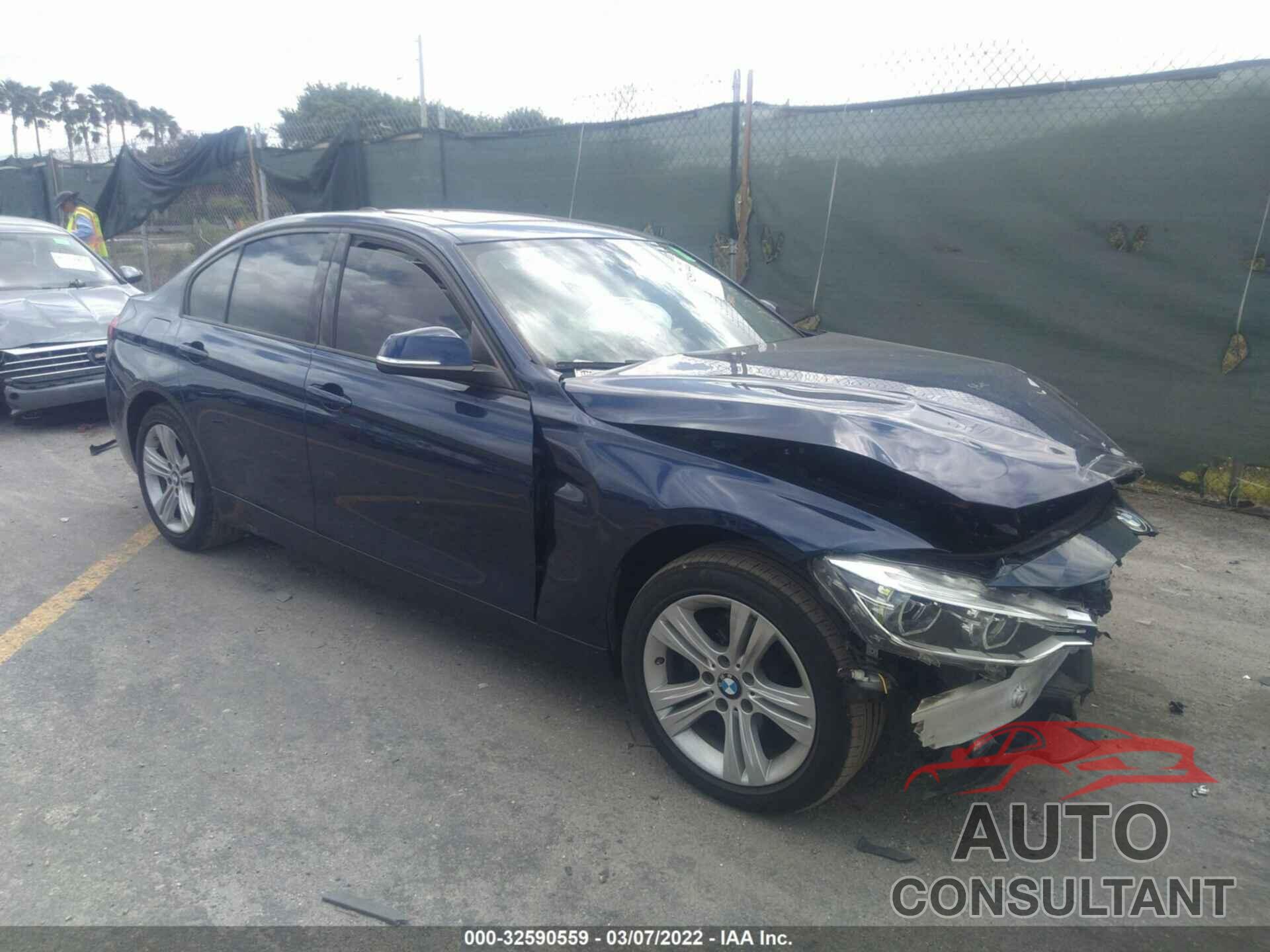 BMW 3 SERIES 2016 - WBA8E9G59GNU29691