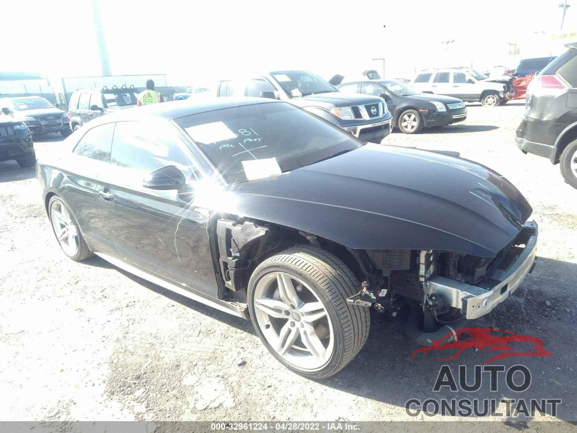 AUDI A5 COUPE 2018 - WAU8NAF59JA003002