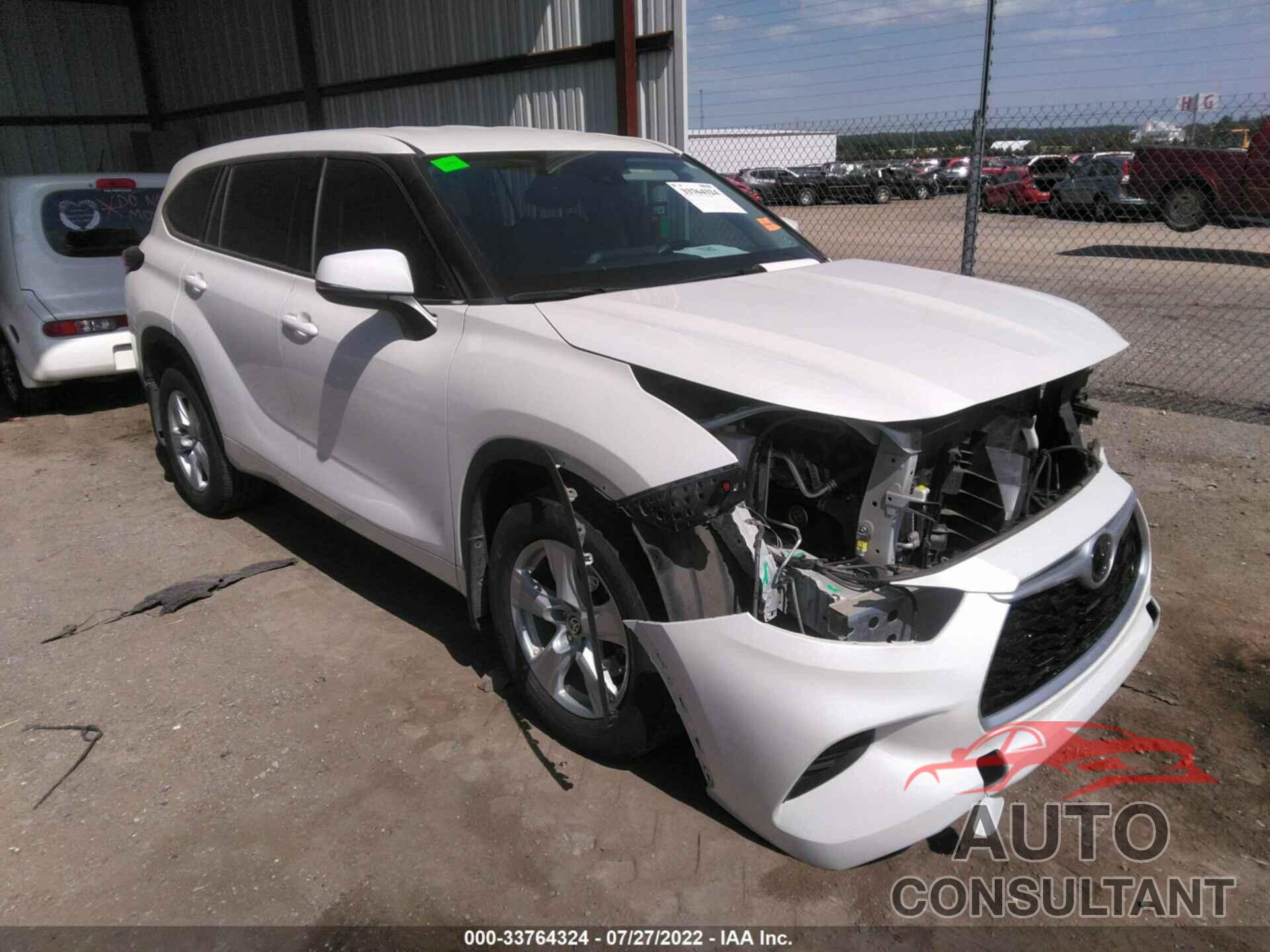 TOYOTA HIGHLANDER 2020 - 5TDCZRAH3LS505821