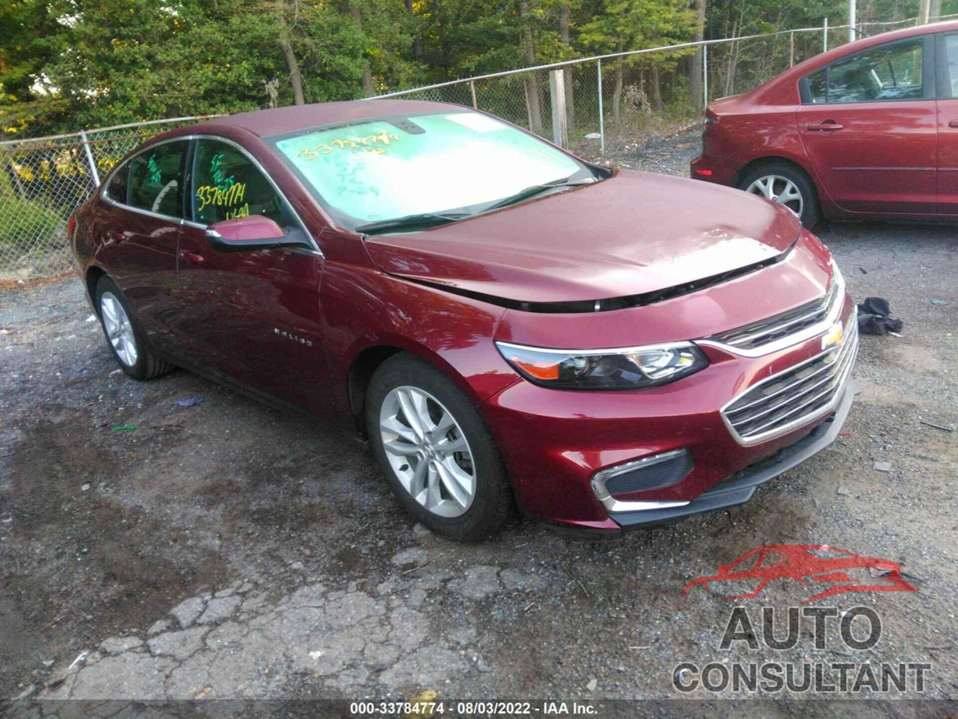 CHEVROLET MALIBU 2016 - 1G1ZE5ST2GF280047