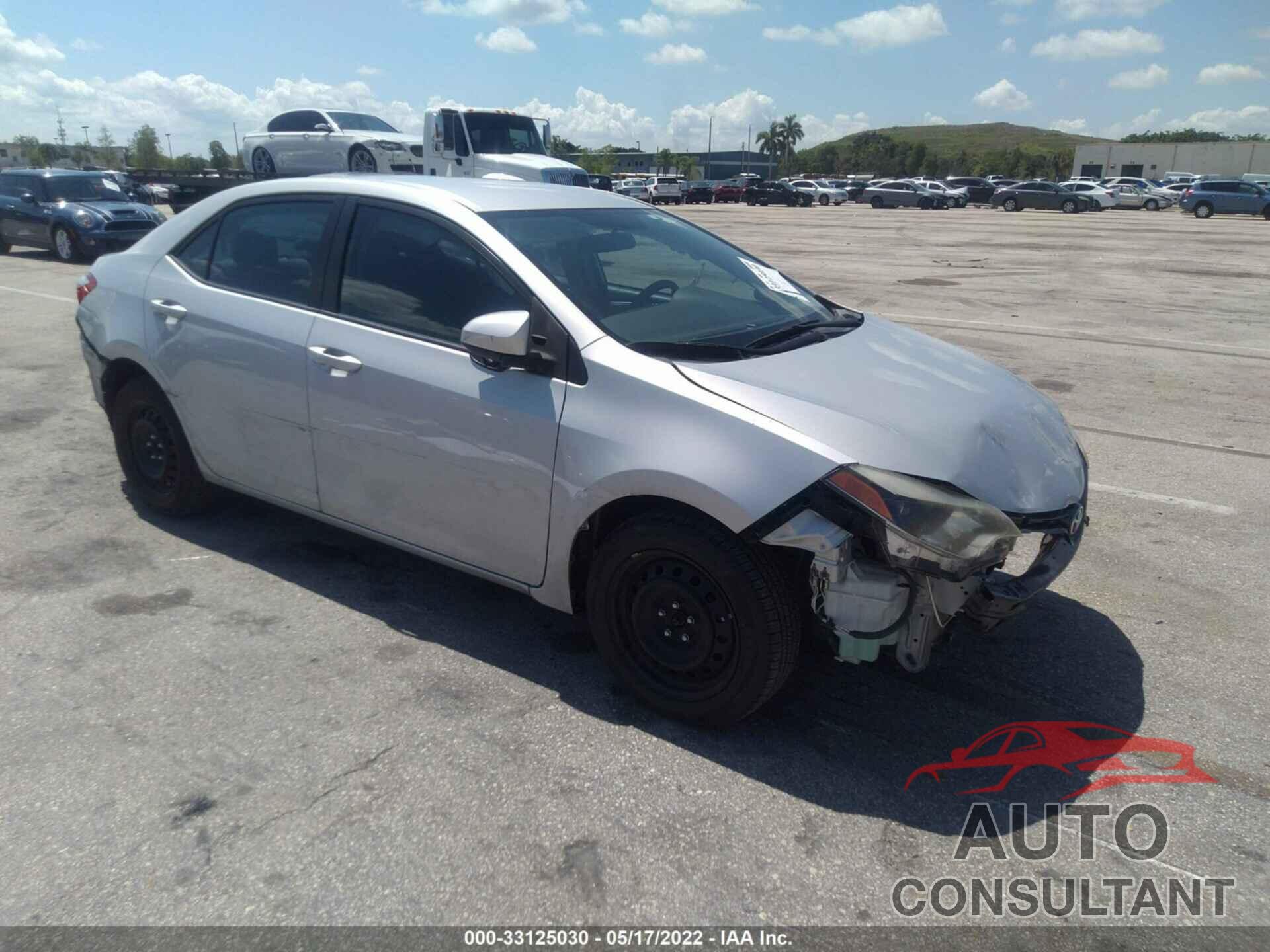 TOYOTA COROLLA 2016 - 2T1BURHE1GC608157