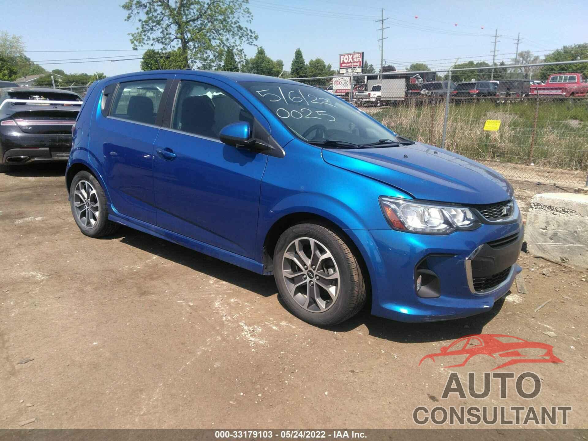 CHEVROLET SONIC 2019 - 1G1JD6SB1K4100025