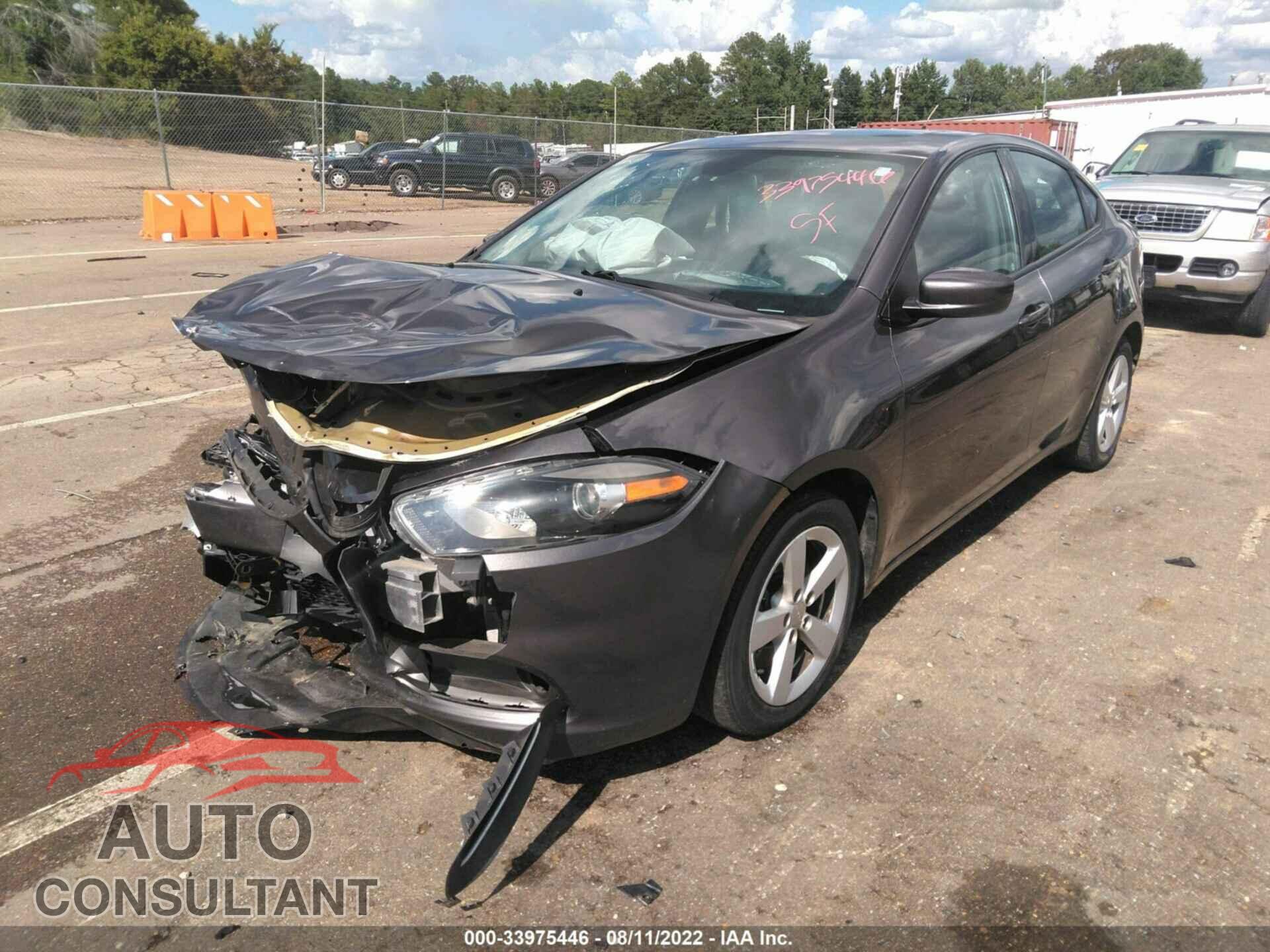 DODGE DART 2016 - 1C3CDFBB0GD504557