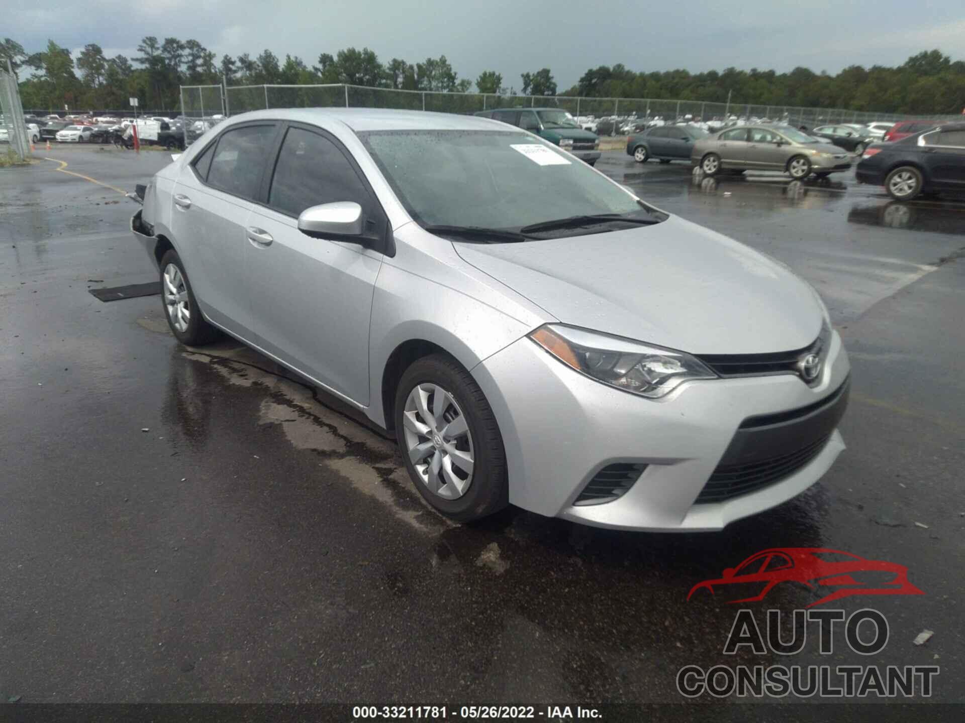 TOYOTA COROLLA 2016 - 2T1BURHE4GC691681