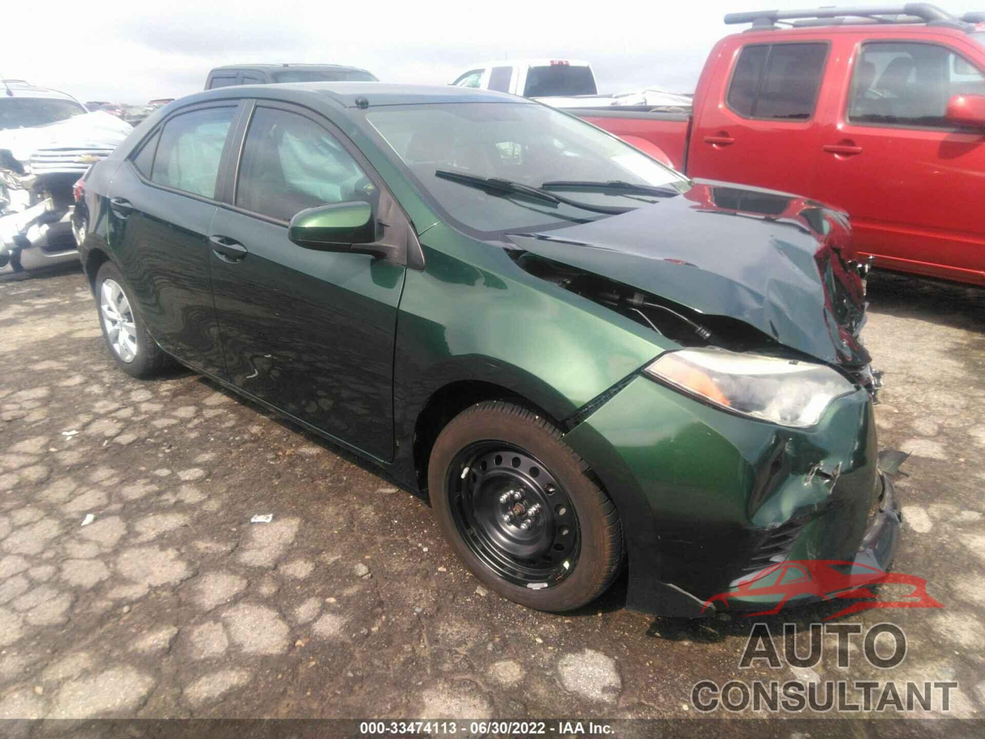 TOYOTA COROLLA 2016 - 2T1BURHE7GC603349