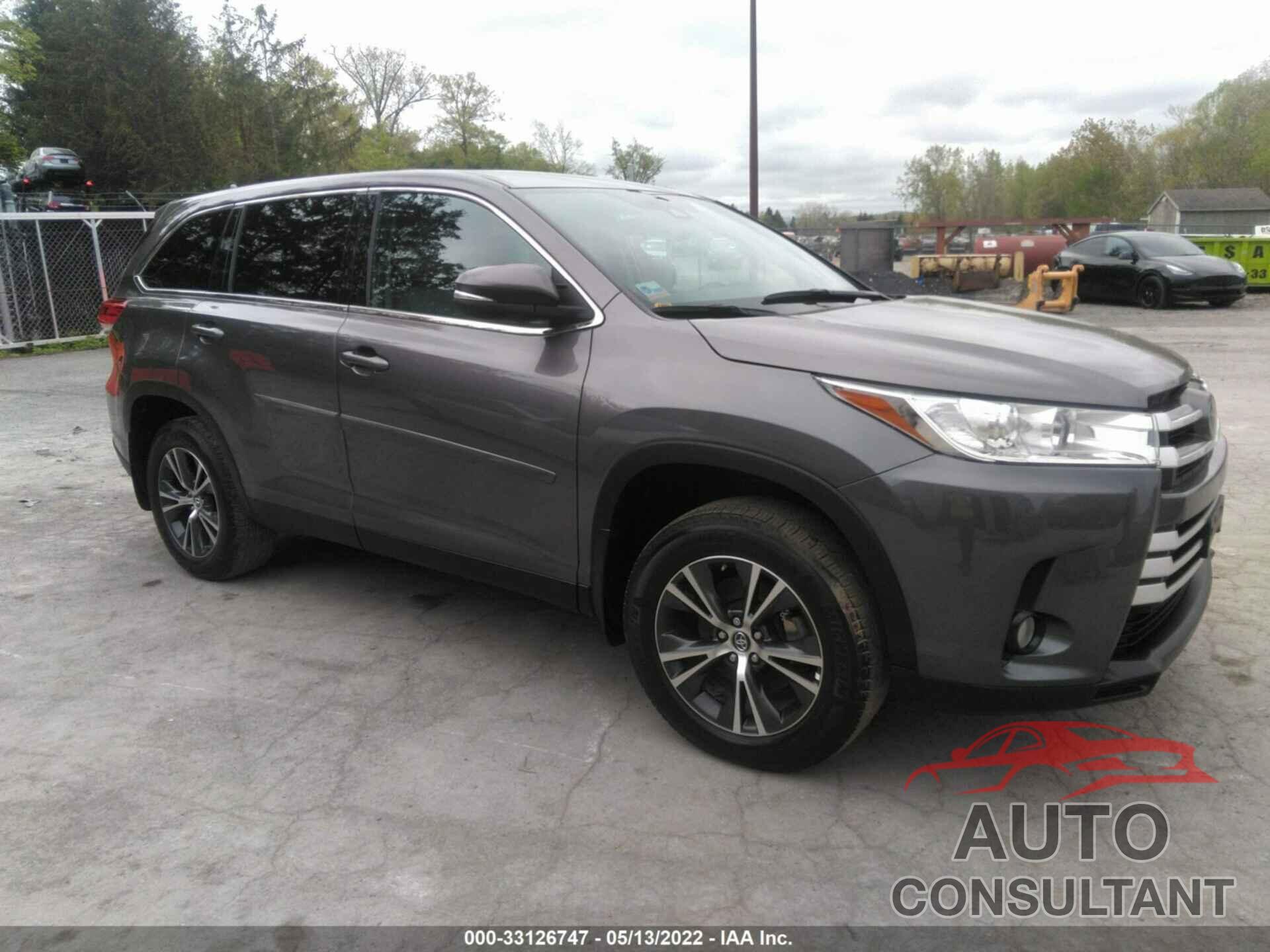 TOYOTA HIGHLANDER 2019 - 5TDBZRFH4KS922321