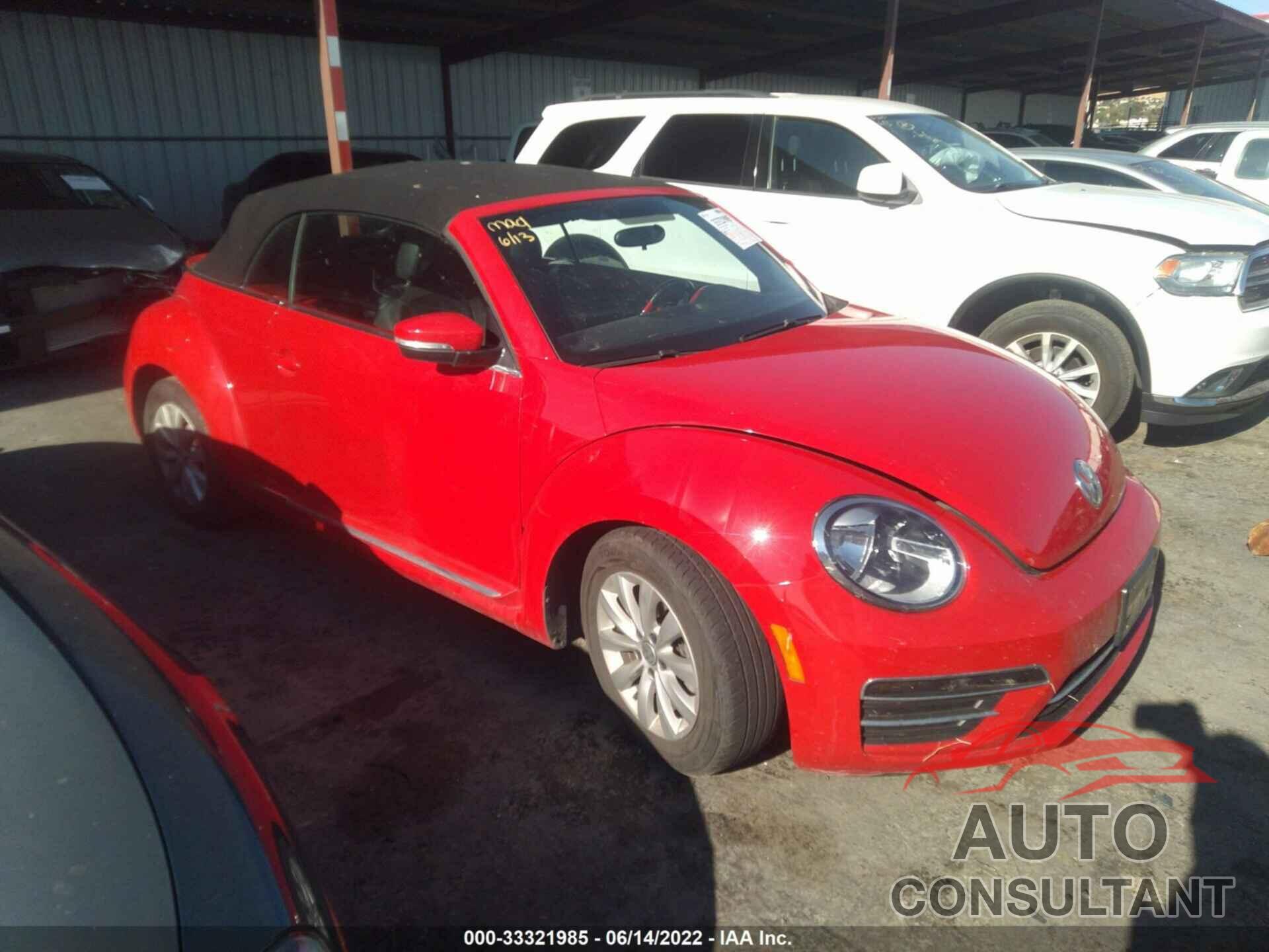 VOLKSWAGEN BEETLE CONVERTIBLE 2018 - 3VW5DAAT8JM515963