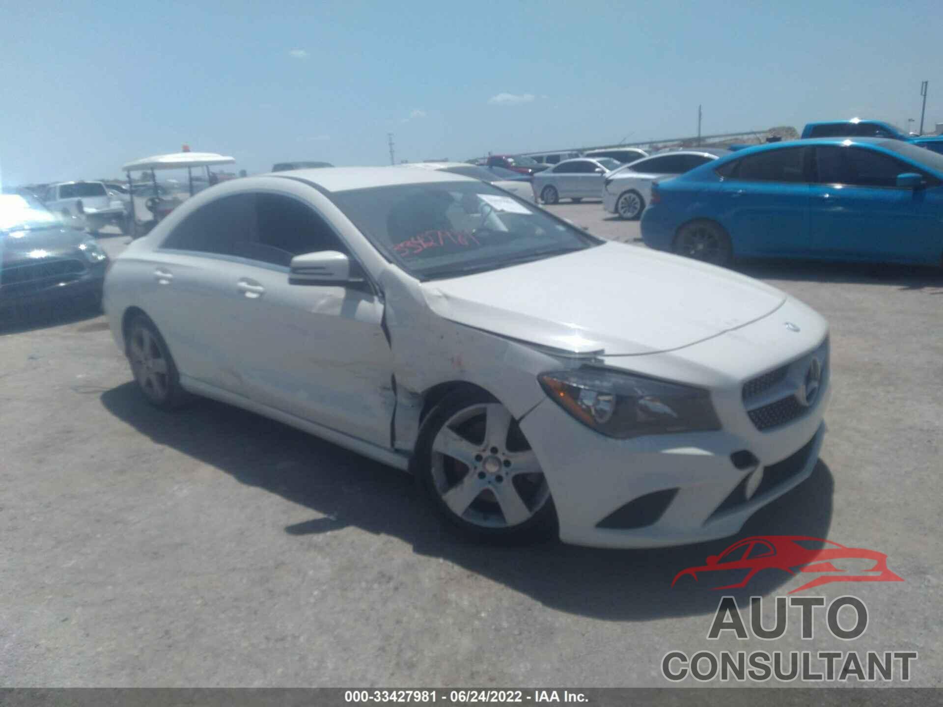 MERCEDES-BENZ CLA 2016 - WDDSJ4EB8GN391196