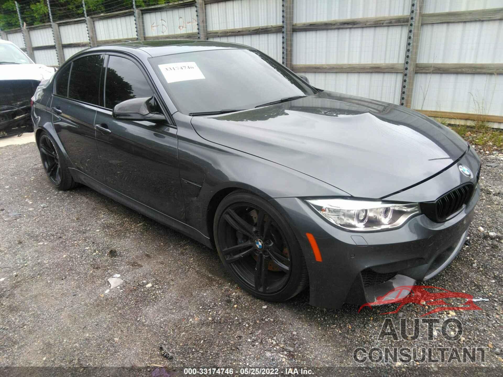 BMW M3 2017 - WBS8M9C52H5G83333