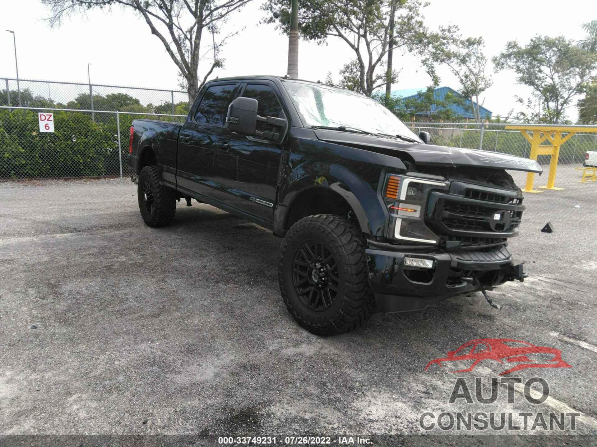 FORD SUPER DUTY F-250 SRW 2020 - 1FT7W2BT3LEC24032