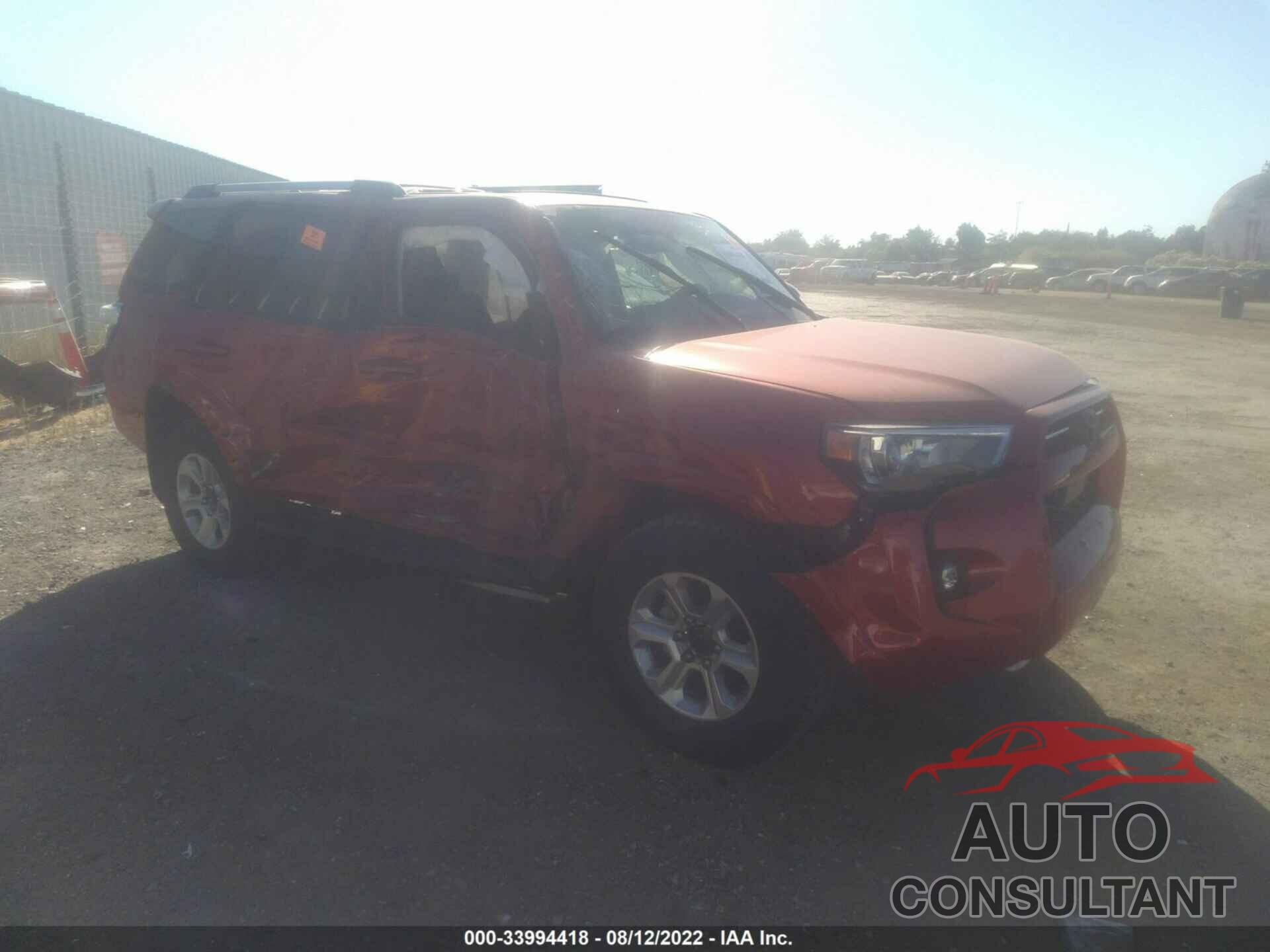 TOYOTA 4RUNNER 2022 - JTENU5JR1N6039264