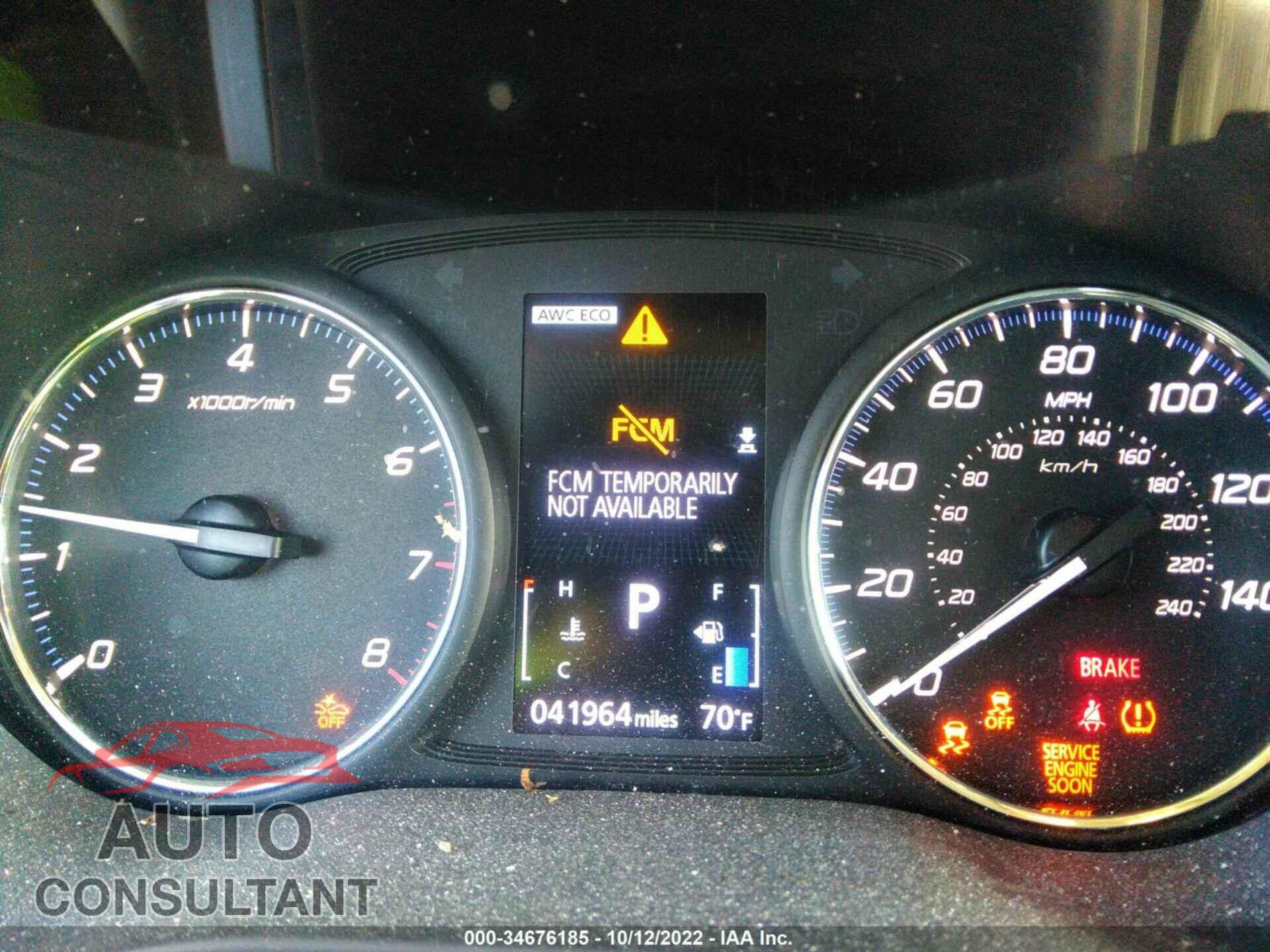 MITSUBISHI OUTLANDER 2020 - JA4AZ3A30LZ044420