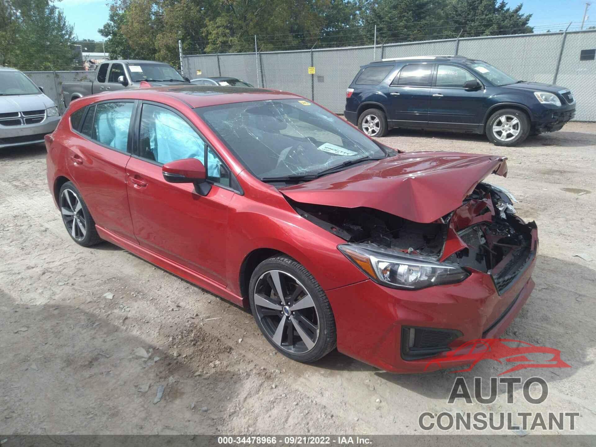 SUBARU IMPREZA 2017 - 4S3GTAL68H1742552