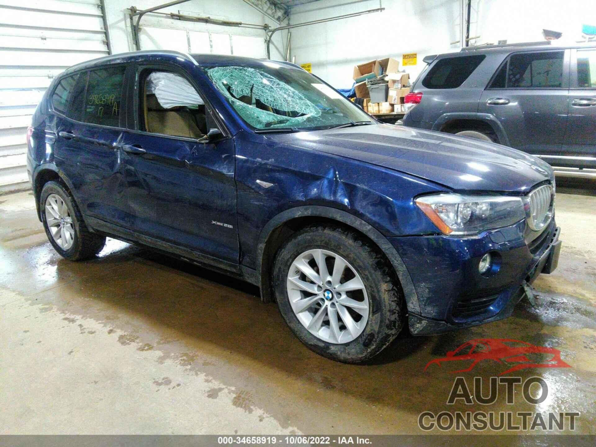 BMW X3 2017 - 5UXWX9C38H0T18295