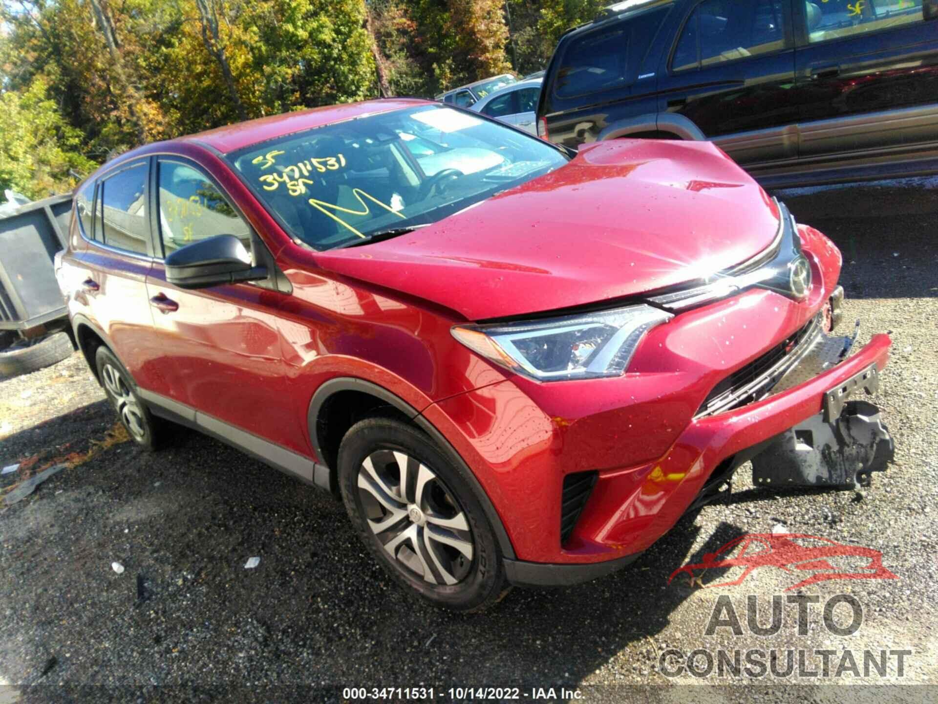 TOYOTA RAV4 2018 - 2T3BFREV2JW788891