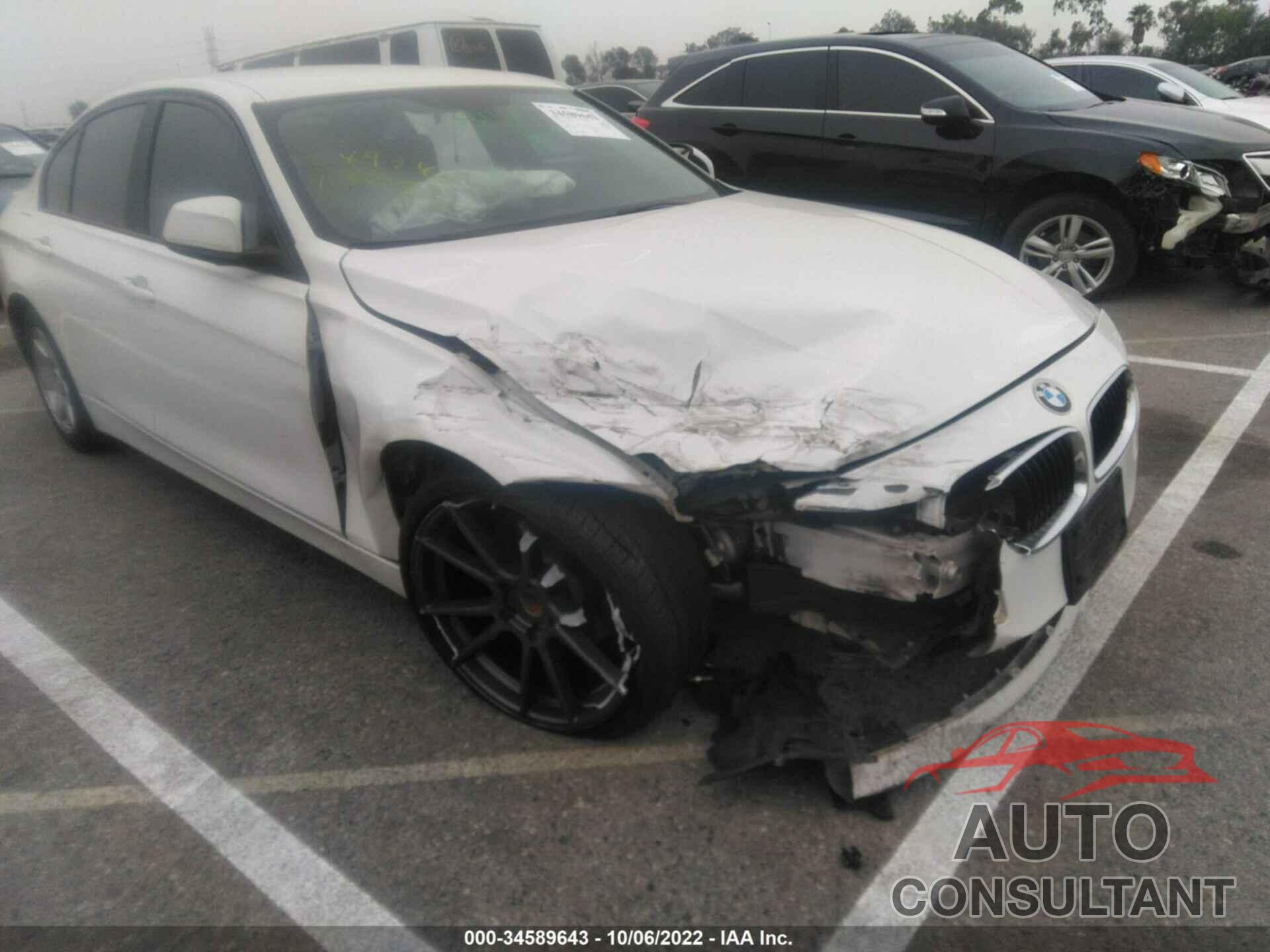 BMW 3 SERIES 2013 - WBA3C1G58DNR45358