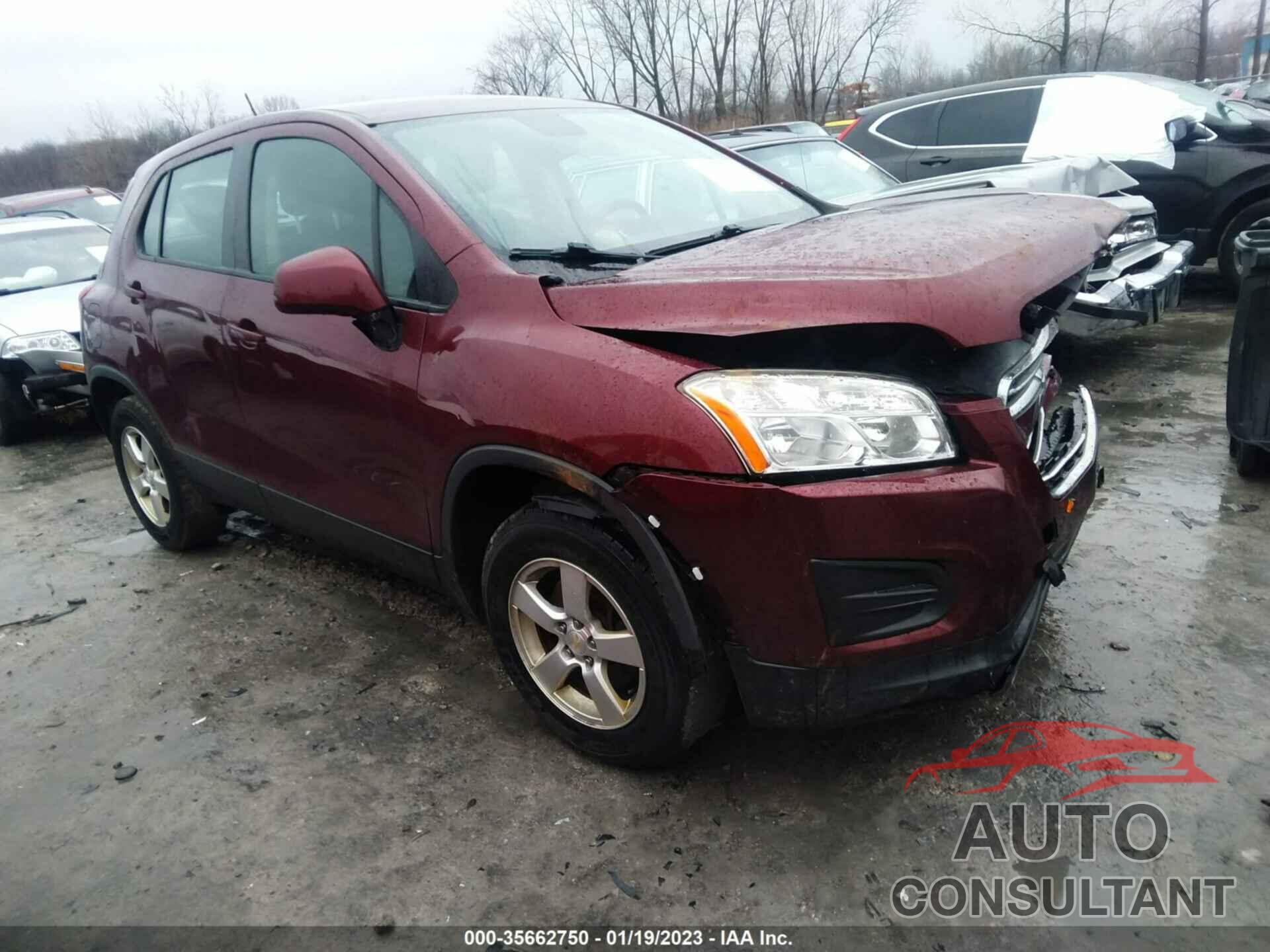 CHEVROLET TRAX 2016 - 3GNCJNSB5GL117230