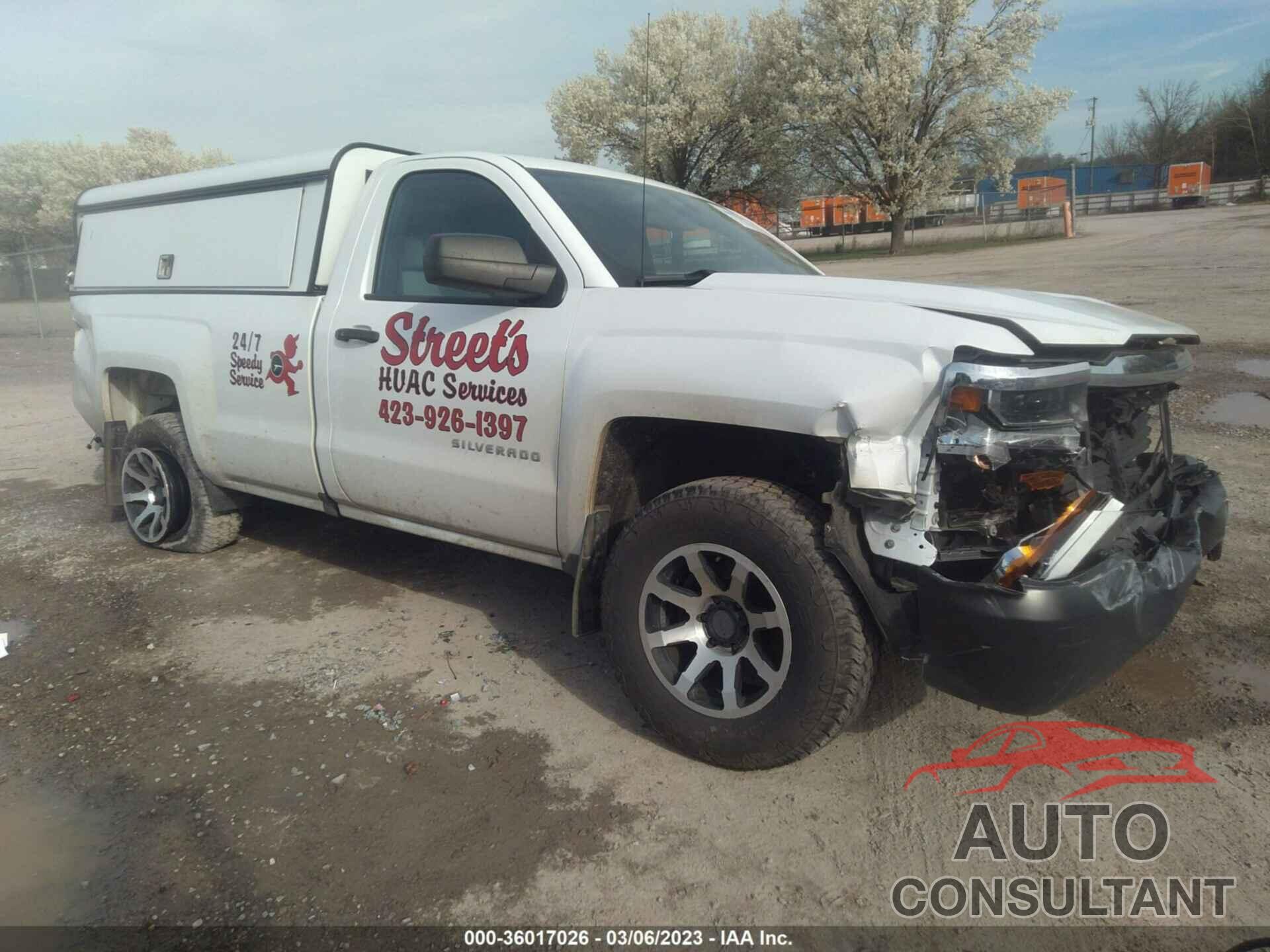 CHEVROLET SILVERADO 1500 2017 - 1GCNCNEHXHZ122848