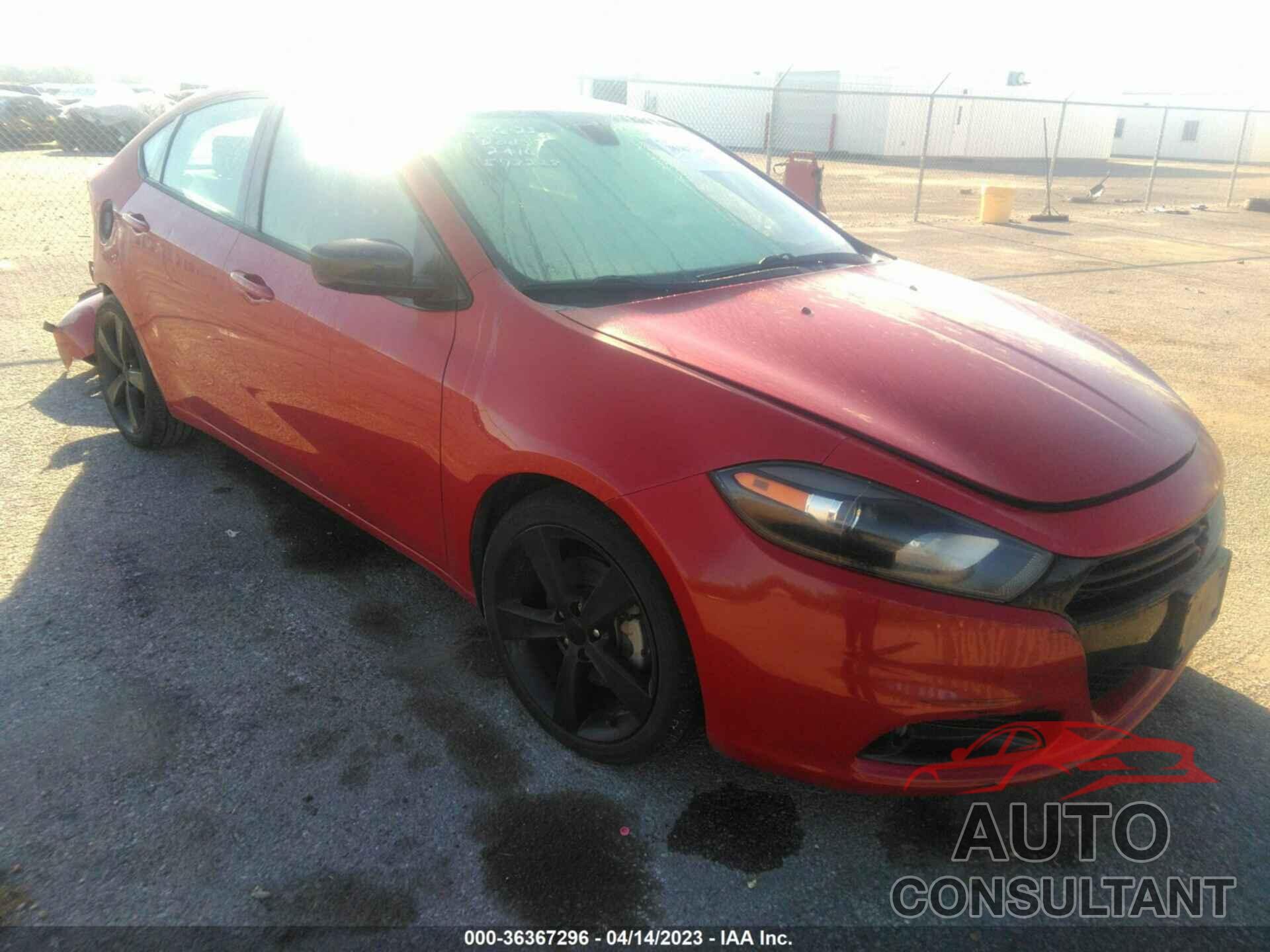 DODGE DART 2016 - 1C3CDFBBXGD578228